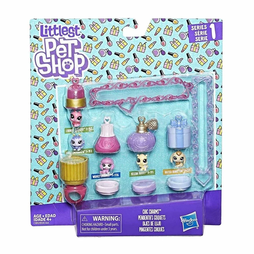 Hasbro PETSHOP Pack 5 Teensie et Bijoux - Objetos de la casa