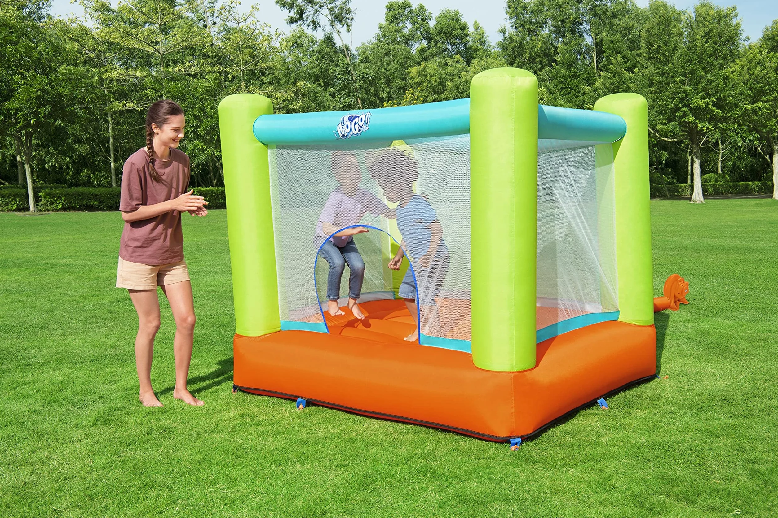 Bestway Jump and Soar Bouncer, Júmenes Unisex, Multicolor, 194x175x170