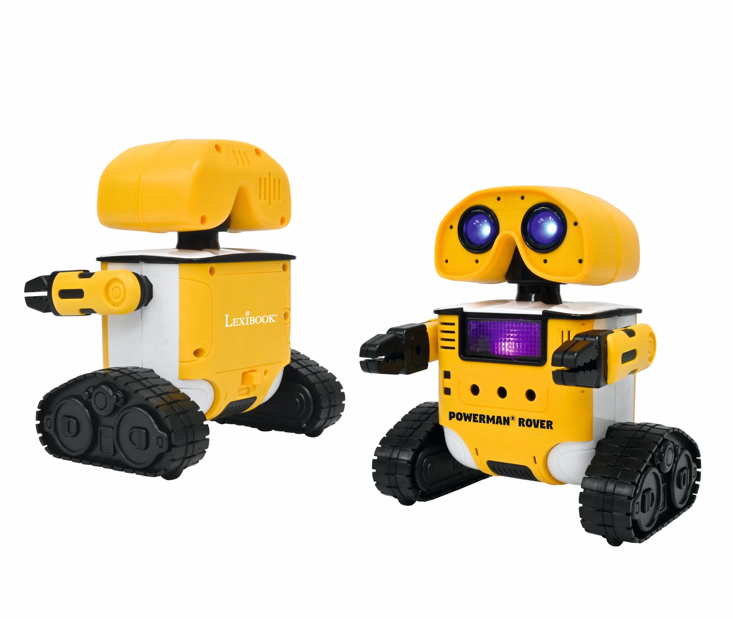LEXIBOOK, Powerman Rover, Tu Adorable Robot controlado a Distancia, Control Remoto y por Gestos, Reproduce música y Baila, Repite lo Que Dices, Efectos de luz y Sonido, Programable Stem, ROB14