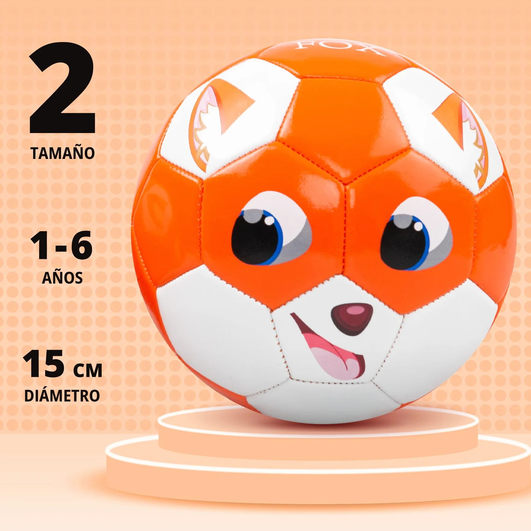 INPODAK Balon Futbol niños,Talla 2 Balon Futbol para niños de 1 a 6 años,Balón con Bomba Manual,Balones pequeños para Juegos en Interior,Exterior y jardín,Regalos Futbol niño