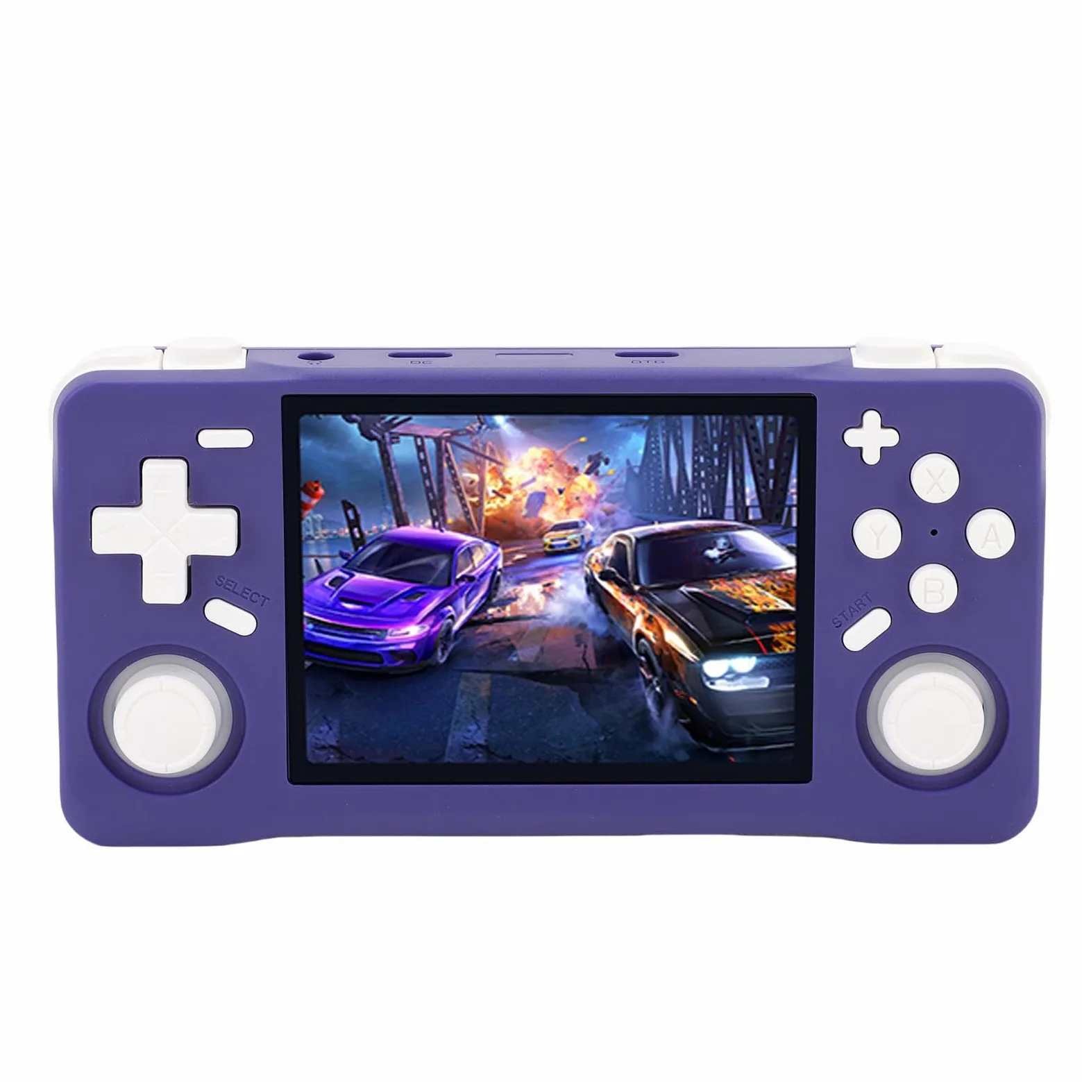 Bewinner Pantalla HD HD de 3.5 Pulgadas Retro Consola de 3.5 Pulgadas, Consola RK3326 de 64 bits con Batería de 4000 MAh, Reproductor de Juegos Portátiles para N64 SFC, (128GB)
