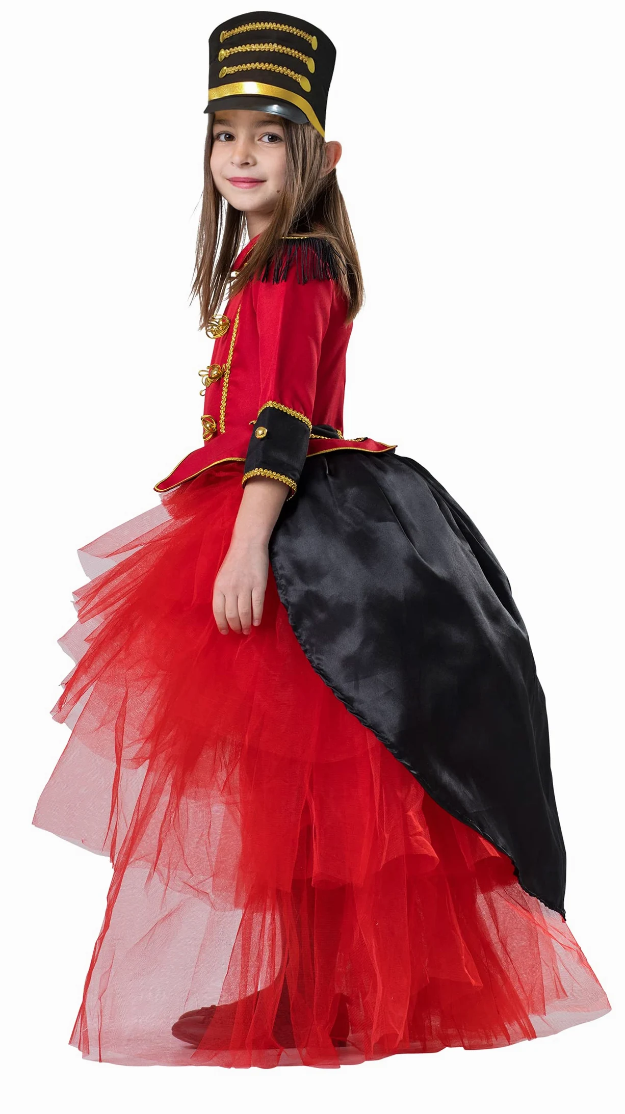 Dress Up America Disfraz Majorette De Banda - Disfraz De Cascanueces Para Niñas Para Juegos De Rol - Uniforme De Soldado De Juguete Para Niños - Nutcracker Costume Para Niños
