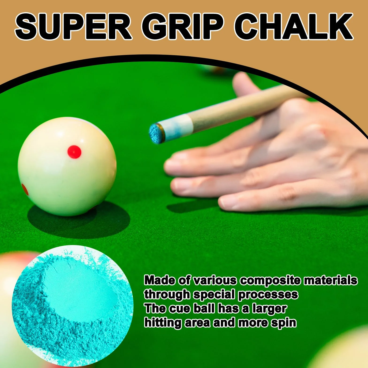 Snooker Chalk 12 Cubes Green Pool Cue Chalk Billiard Chalk