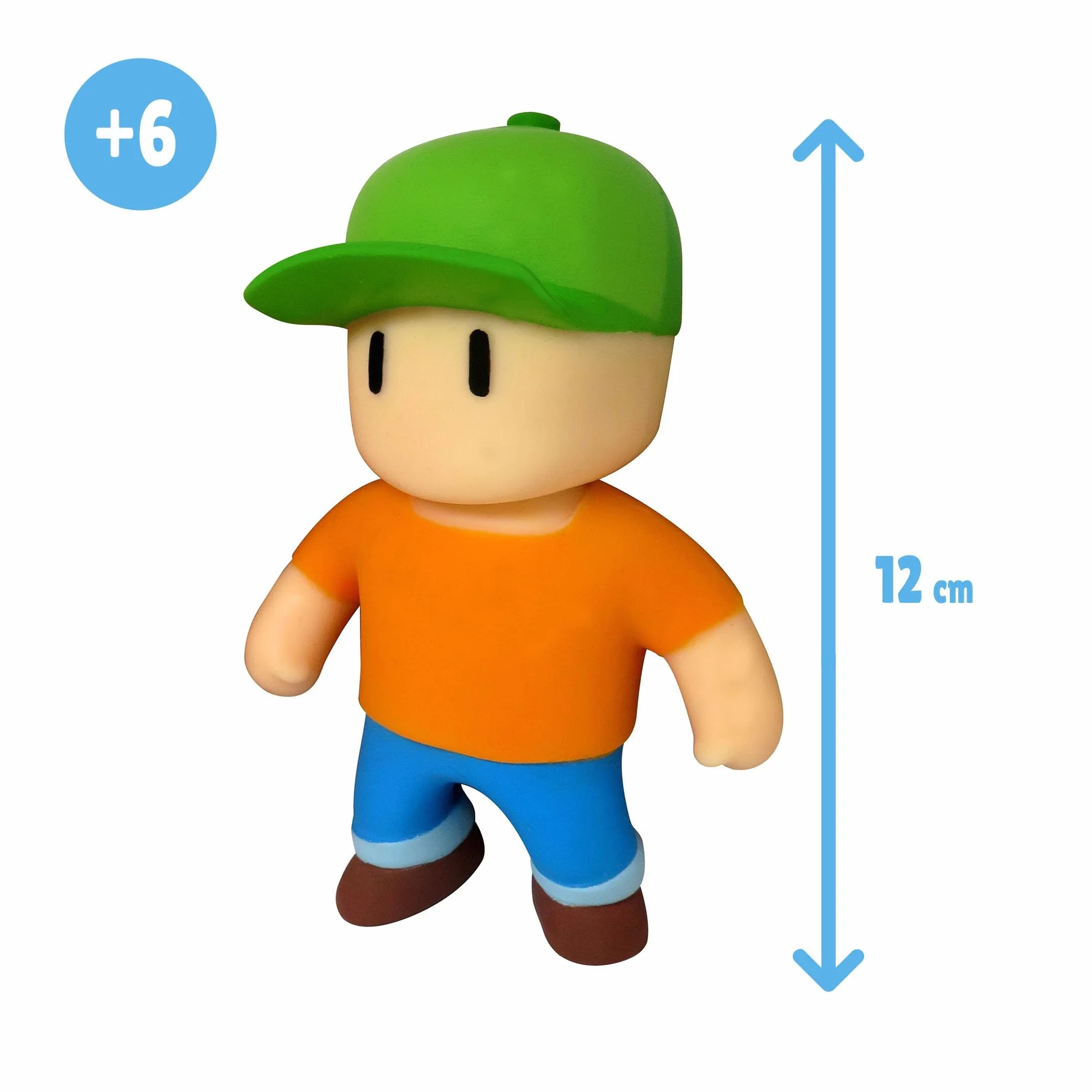 Bizak Monsterflex Stumple Guys, Videojuego, Mr.Stumble, Muñeco súper Extensible y elástico, 15 cm, 16 Modelos para coleccionar, para Adultos coleccionistas y niños Desde 6 años, (64390006-17)