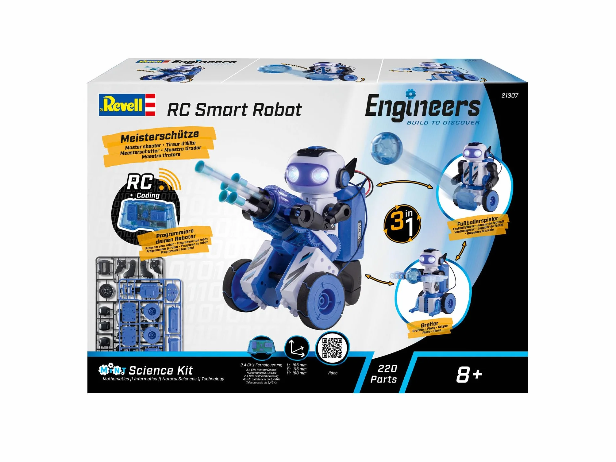 Robot Inteligente RC 3 en 1