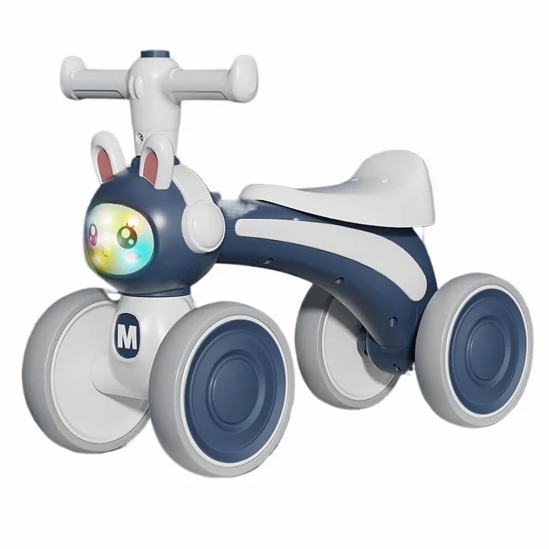 Coche sin Pedales Bicicleta de Equilibrio for Interiores y Exteriores sin Pedales Andador for bebés Juguetes Ruedas silenciosas, Primera Twister Coches