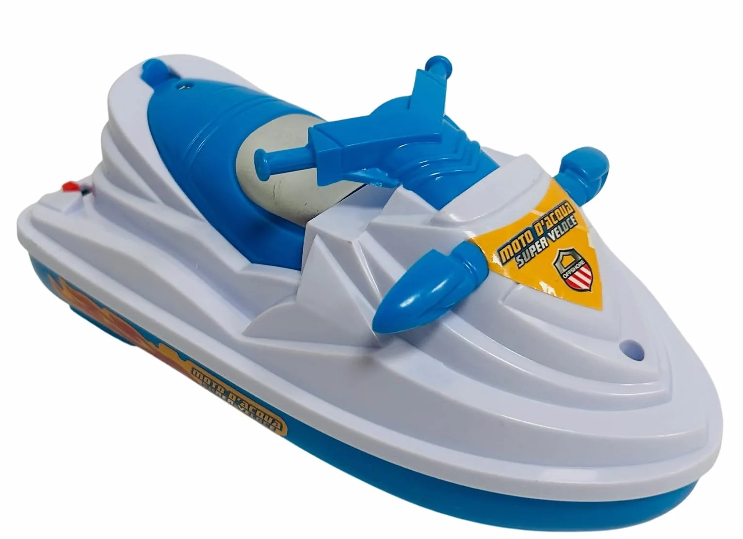 Generico Lancha de juguete a batería, moto de agua, Jet Sky, barco de juguete que funciona con lancha a pilas, súper rápido, 17 cm, juguete para niños, barco a motor eléctrico, juego Sea Race