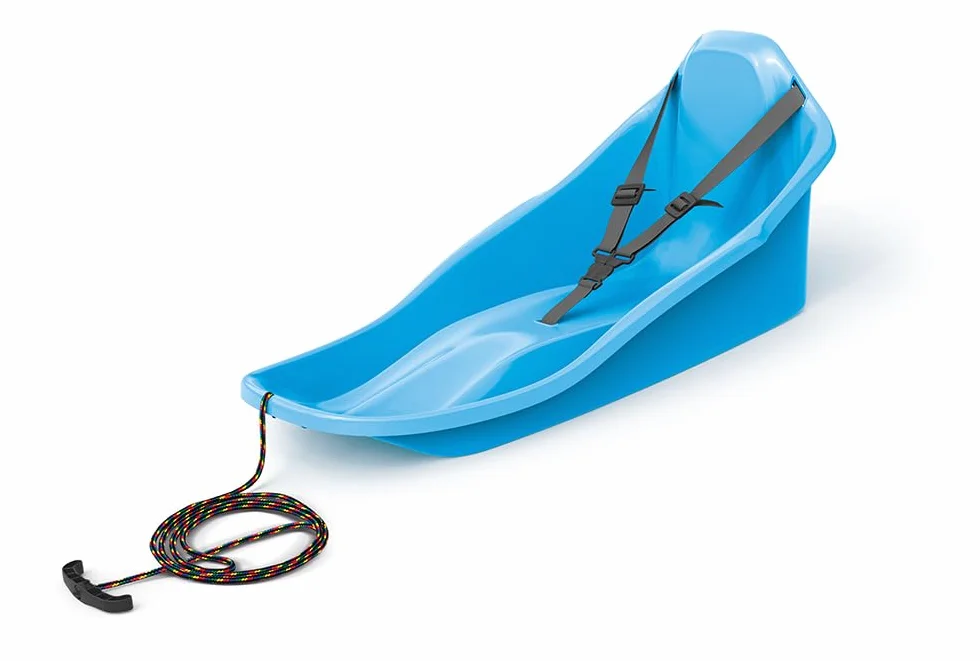 Trineo con cinturón de seguridad para niños de hasta 3 años de edad con trineo TOPO
