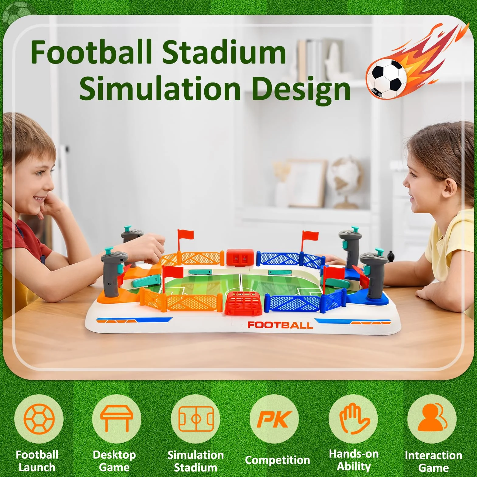 Mini Futbolín Juguetes Niños 4-11 Años Juegos de Mesa Regalo Copa del Mundo 2026