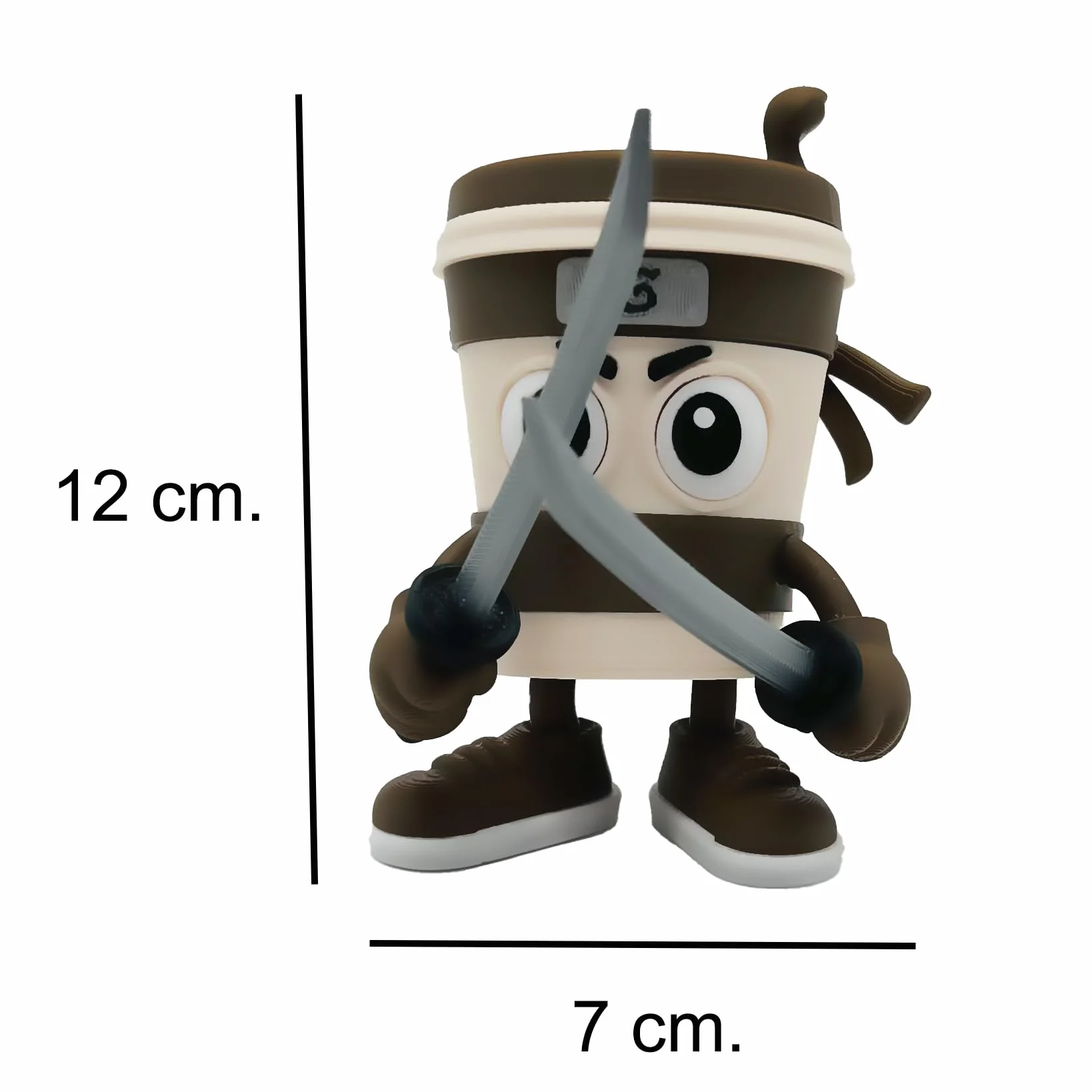 Genérico Pack Capuccino Assassino y Ballerina Capuchina - Brainrot Italian Memes – Incluye la Pareja de Figuras articuladas Capuchino Asesino y Bailarina Capuchina – Pareja de Memes Coleccionable