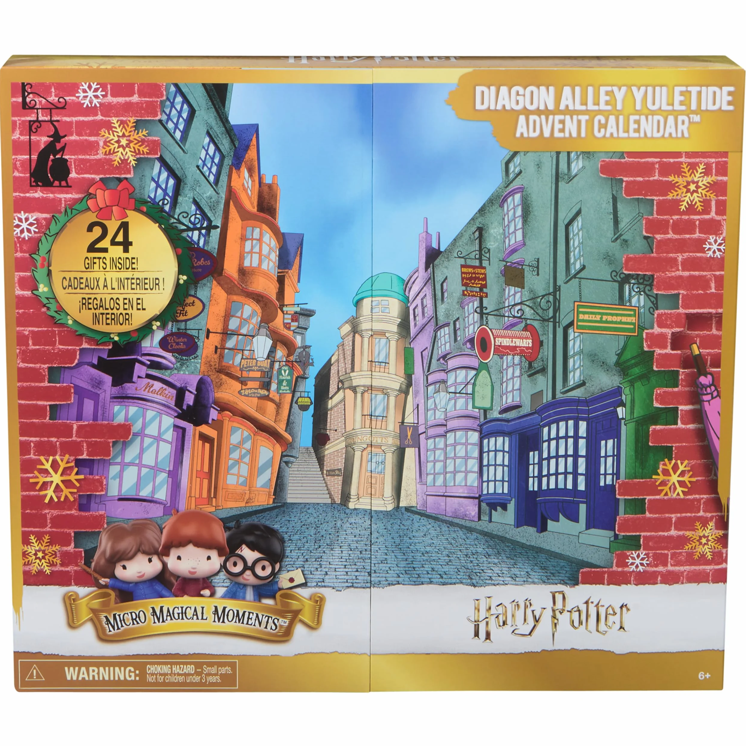 Wizarding World Harry Potter - Calendario de adviento de Harry Potter - Calendario de adviento para Navidad con 24 sorpresas, Accesorios, Figuras mágicas, Juguete Infantil de 6 años y más