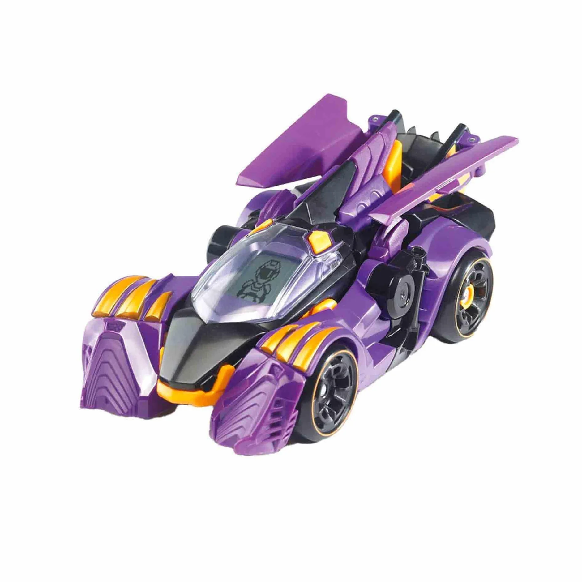 VTech Switch & Go Dinos Rayo, el espinosaurio bólido de Carreras, Dinosaurio electrónico Interactivo transformable en Coche con Voz, Funciones, más de 60 Sonidos y Frases, Color Morado (80-195222)