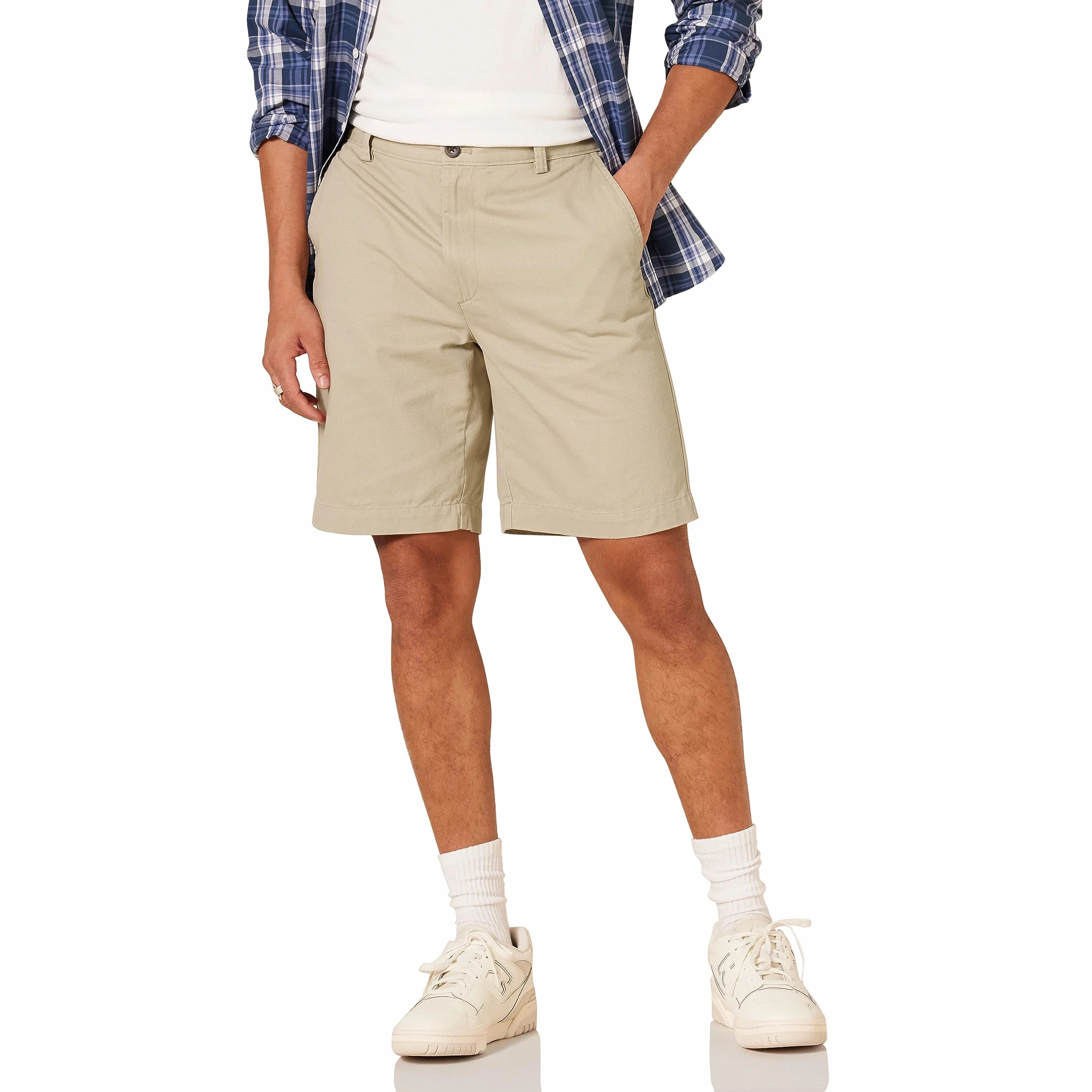 Amazon Essentials Pantalones Cortos Chinos de Corte Clásico 23cm