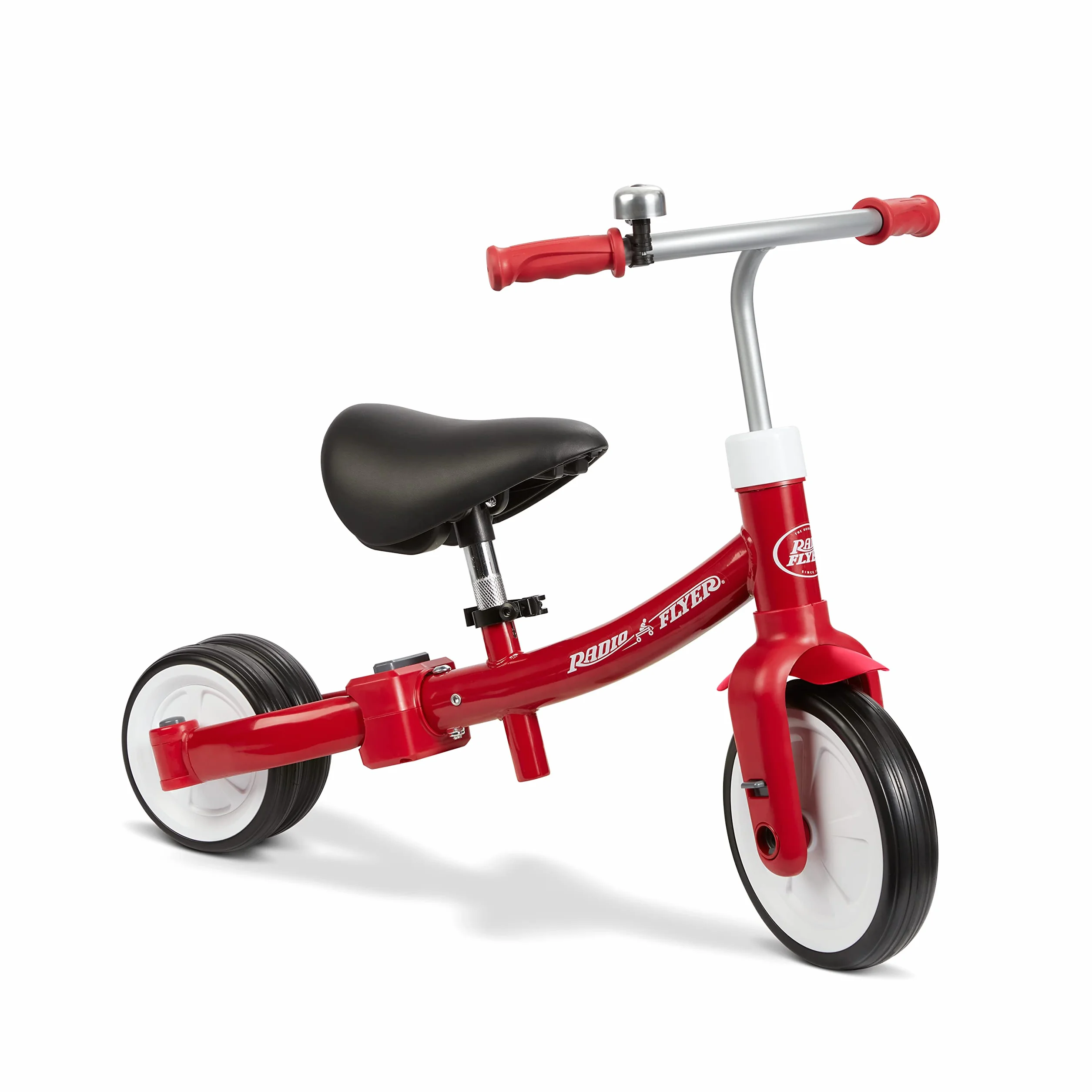 Radio Flyer Triple Play Triciclo, Triciclo Rojo para niños pequeños, Bicicleta de Equilibrio y Bicicleta para pedalear para Edades de 1 a 3 años