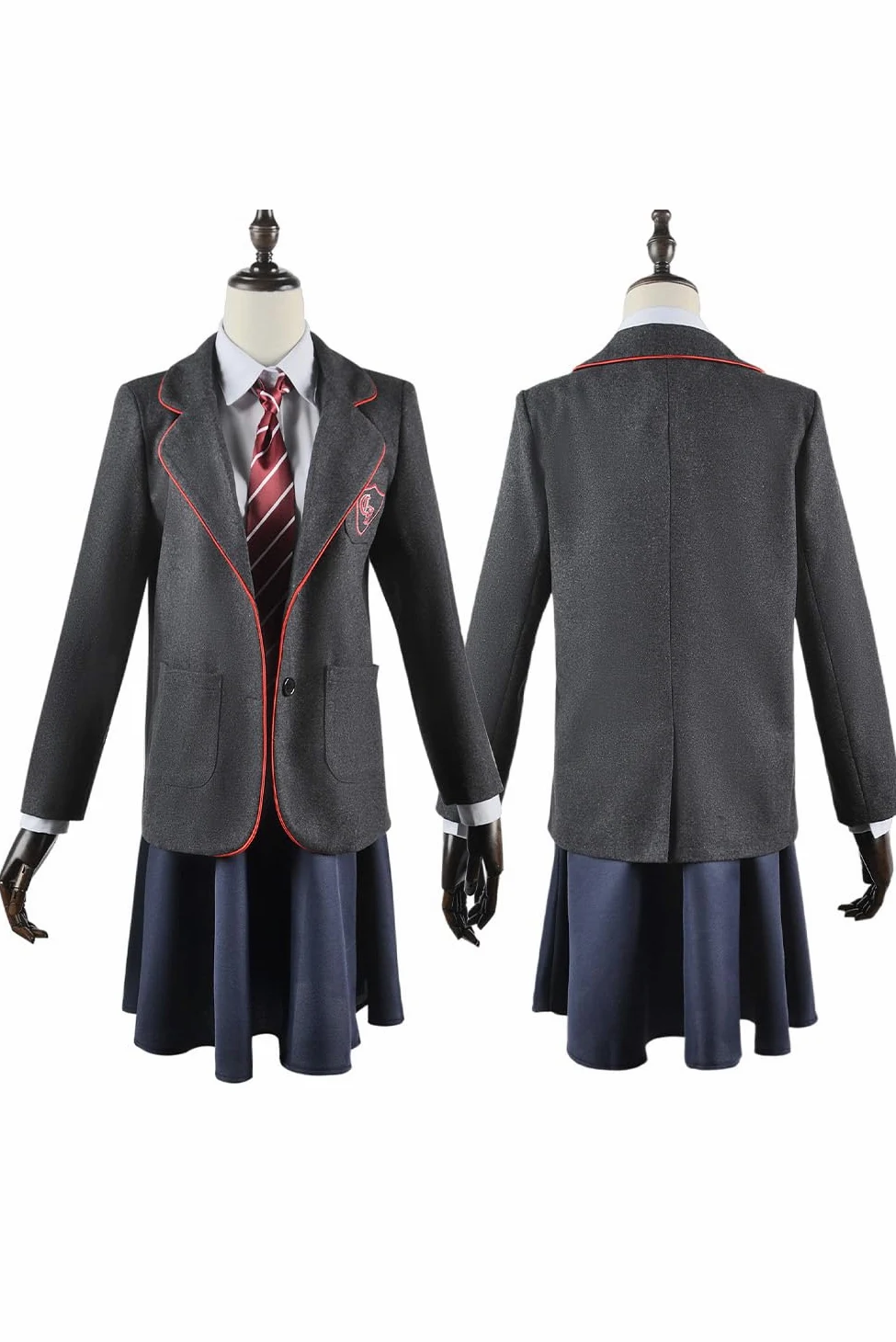 Matilda - Conjunto de uniforme para cosplay, falda, camisa, corbata, Halloween, carnaval, uniforme escolar