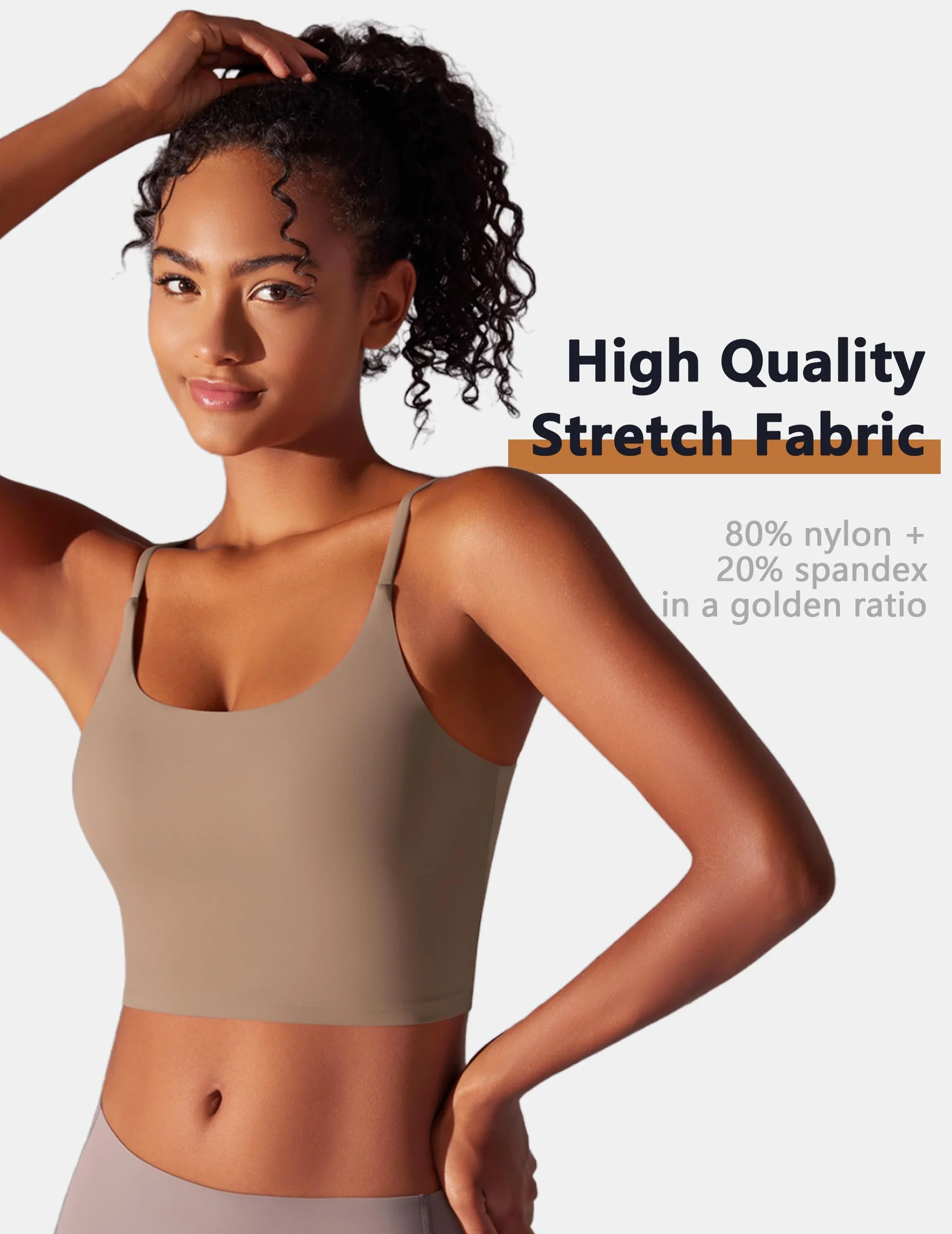 Sujetador Deportivo Mujer Transpirable Sujeción Media Almohadillas Fijas Fitness Yoga Entrenamiento Sin Aro