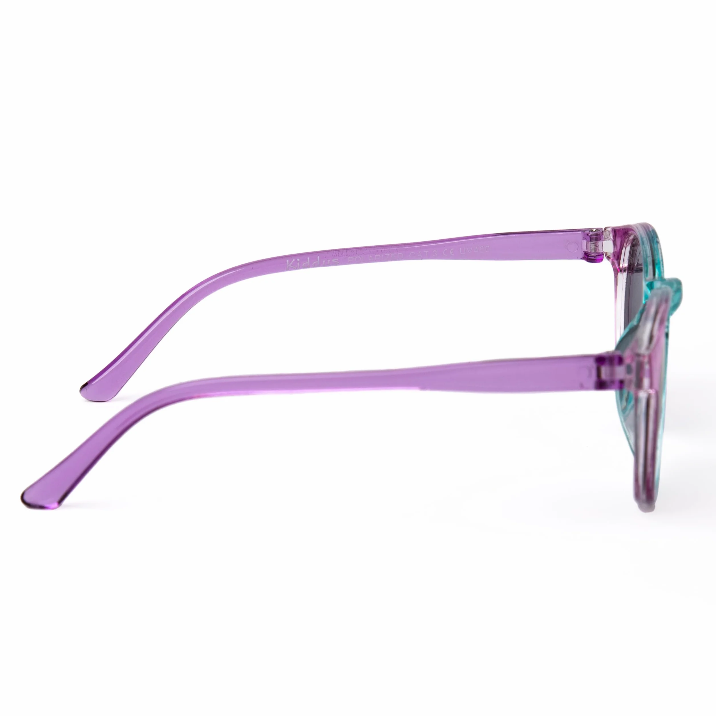 Kiddus Gafas de Sol Niña 4-7 Años Polarizadas UV400 CAT3 TR90 Flexible Sin BPA Cuerda Ajustable Protección UVA UVB ISO CE