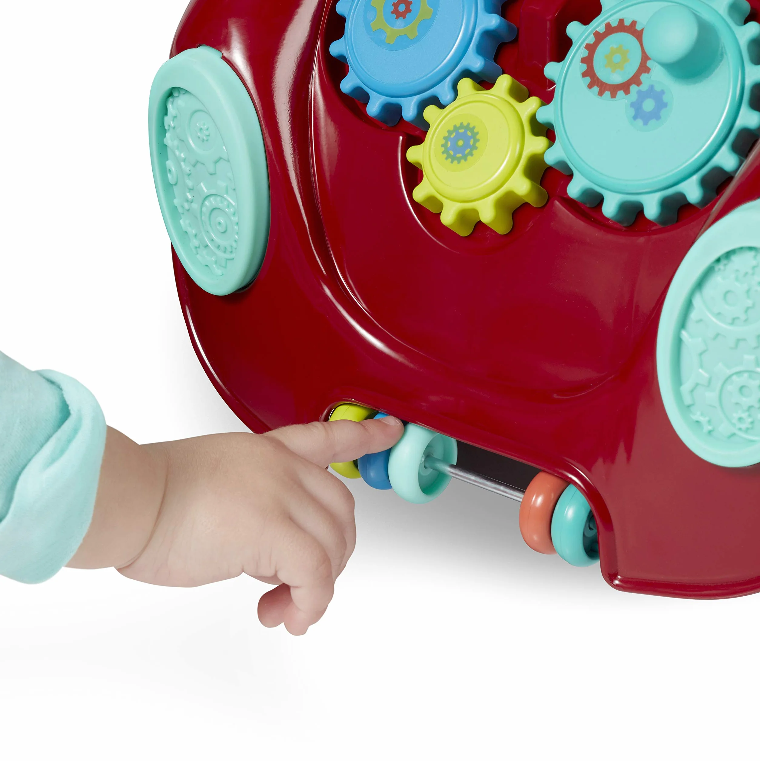 Radio Flyer Cochecito Ocupado, Sentado o de pie, Juguete para pasear para niños pequeños, de 1 a 3 años, Juguete Rojo para pasear para niños