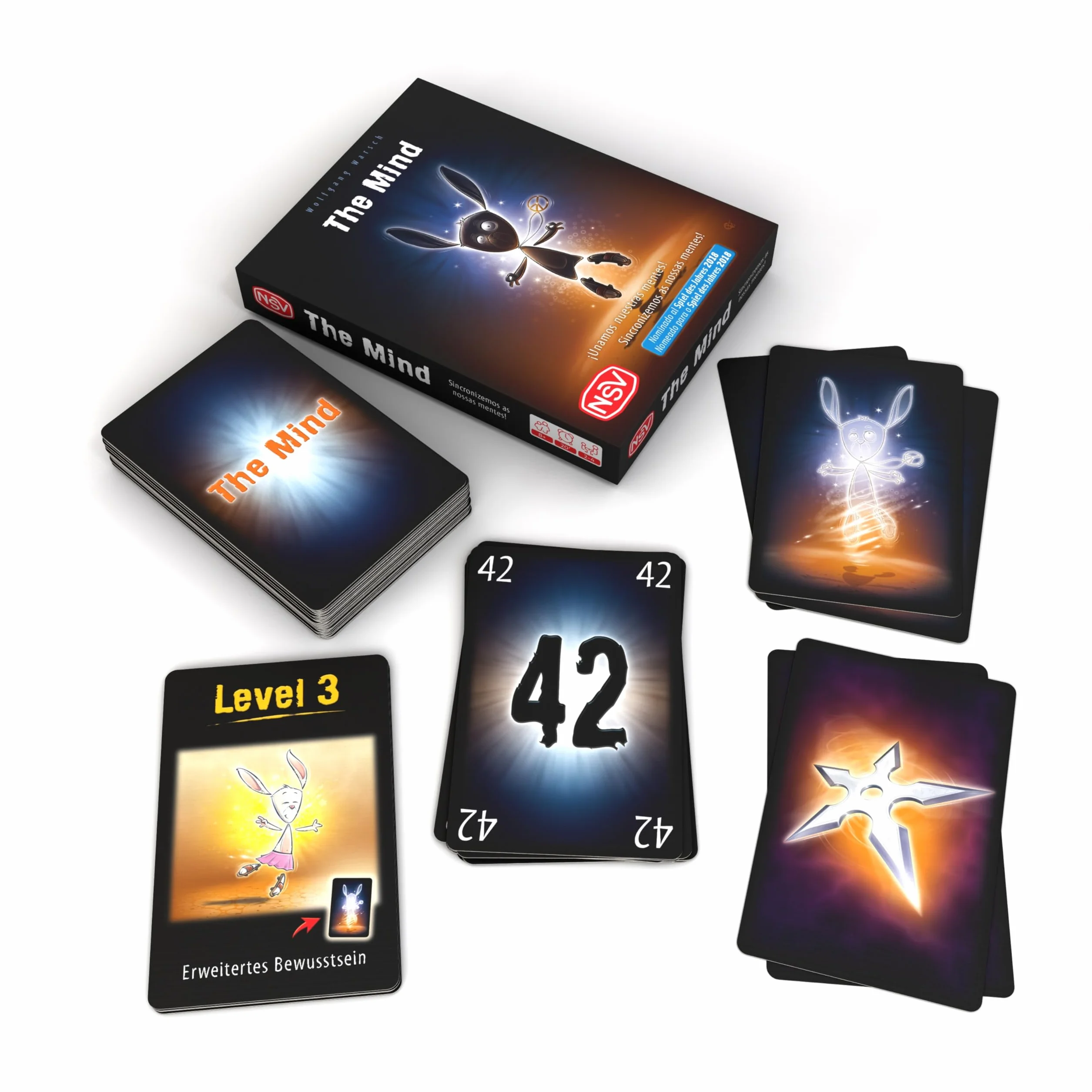 NSV The Mind Juego de Cartas Cooperativo Edición Español
