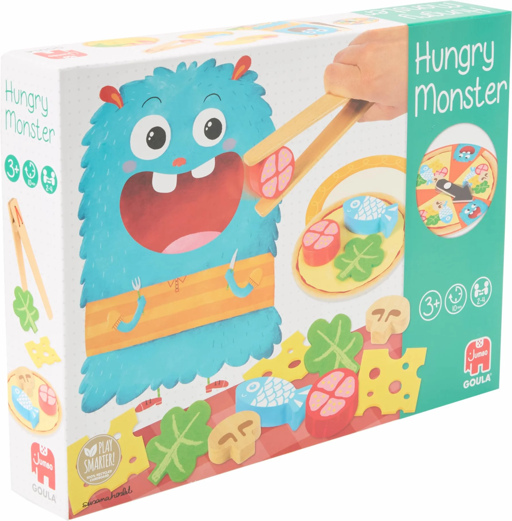 Goula - Hungry monster, Juego de mesa preescolar a partir de 3 años