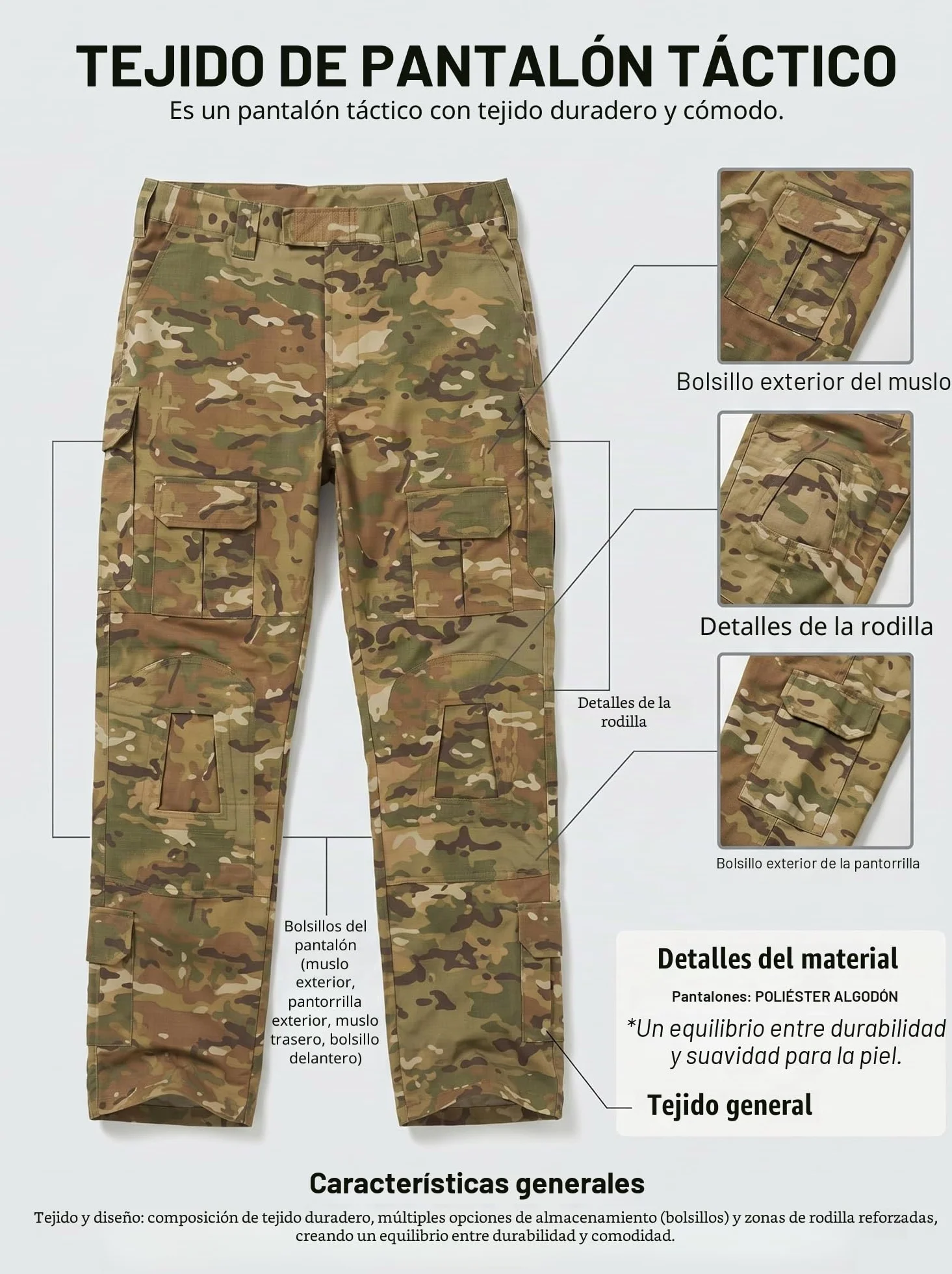 Traje de camuflaje para hombre BDU, camiseta de combate paintball, pantalones tácticos manga larga cremallera 1/4, ropa de caza militar