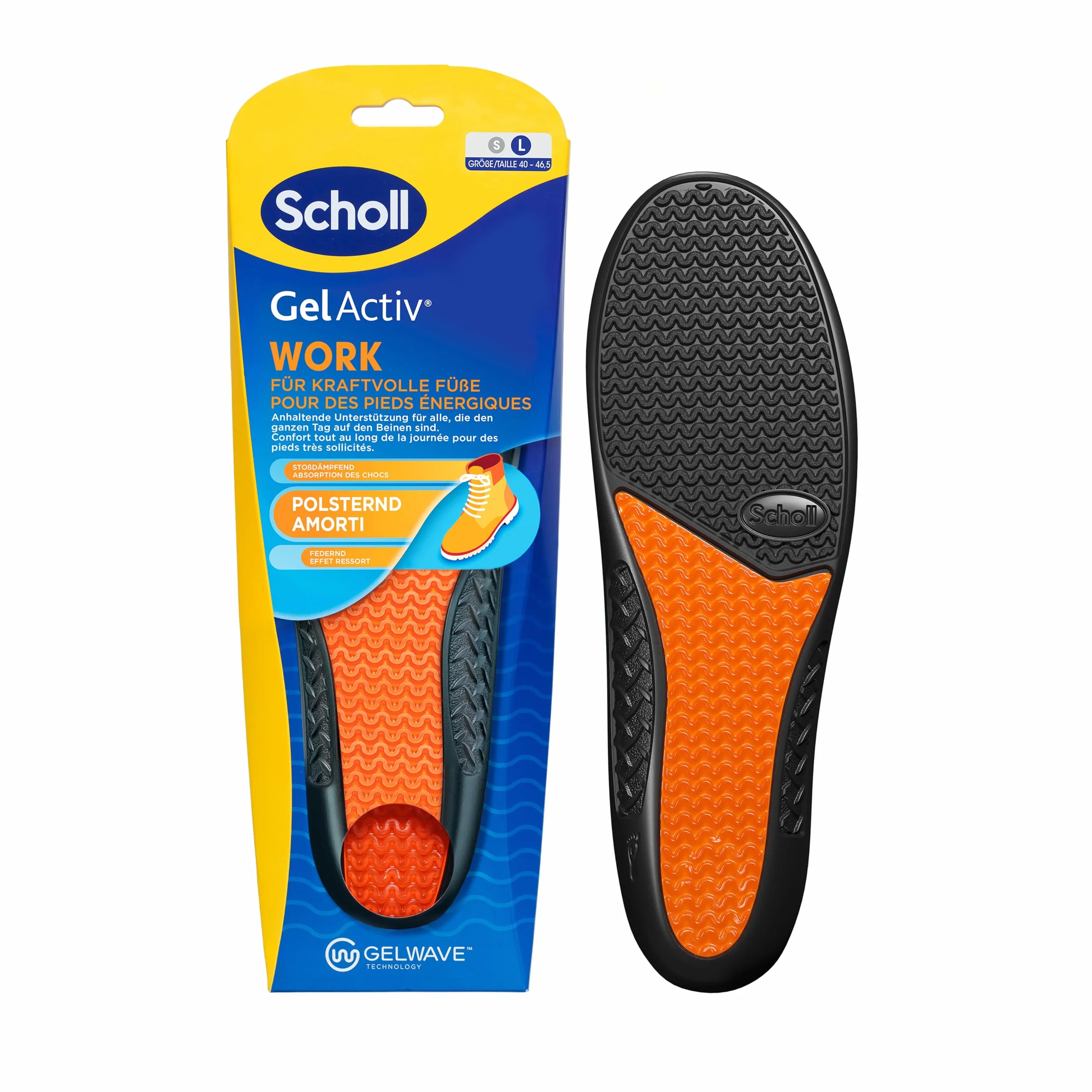 Scholl Plantillas GelActiv Work
