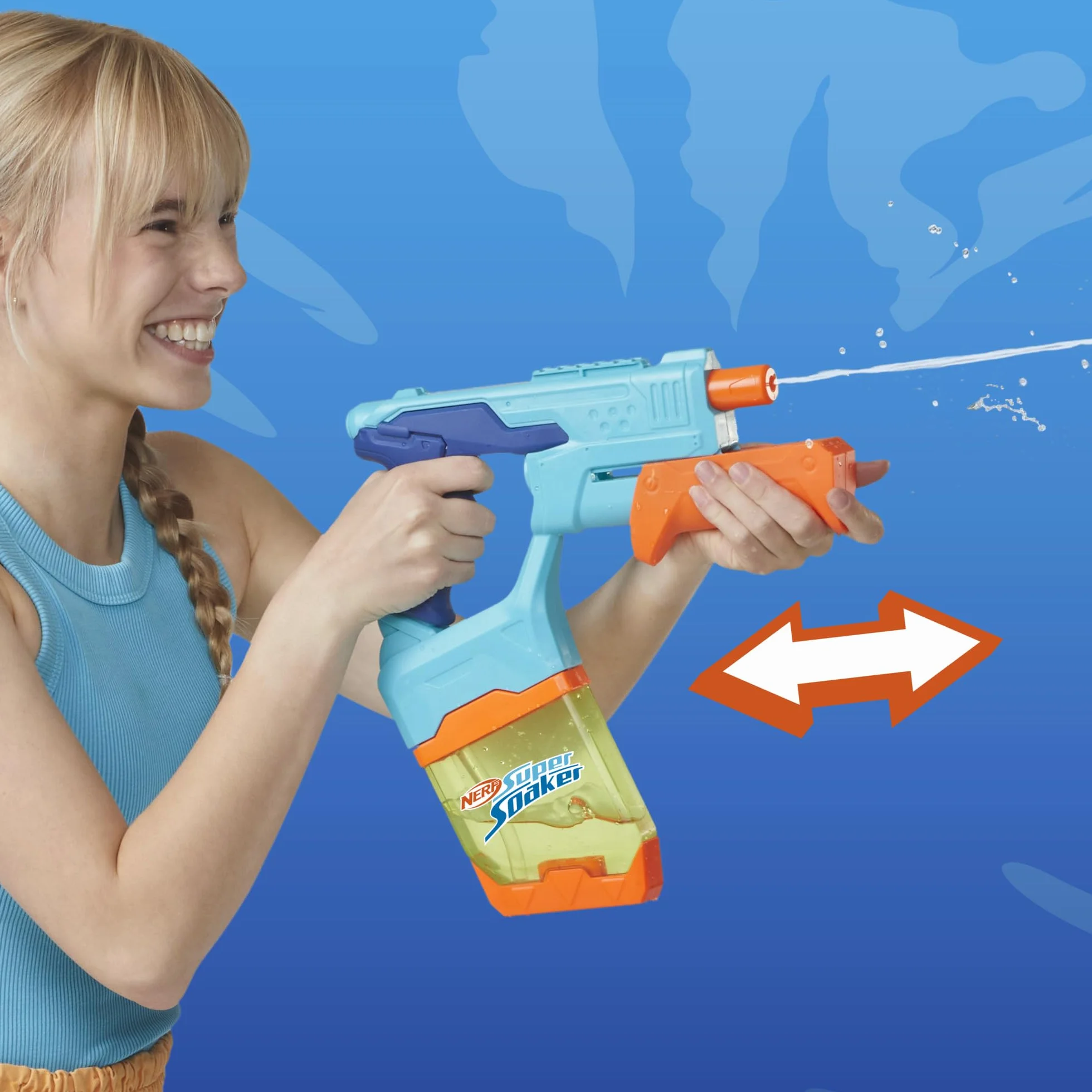 Hasbro Nerf Super Soaker Dunk-Fill 2-Pack, Set de Lanzadores de Agua, Llenado Instantáneo, Juguetes para Niños y Niñas de 6 Años o Más, Diversión en Familia
