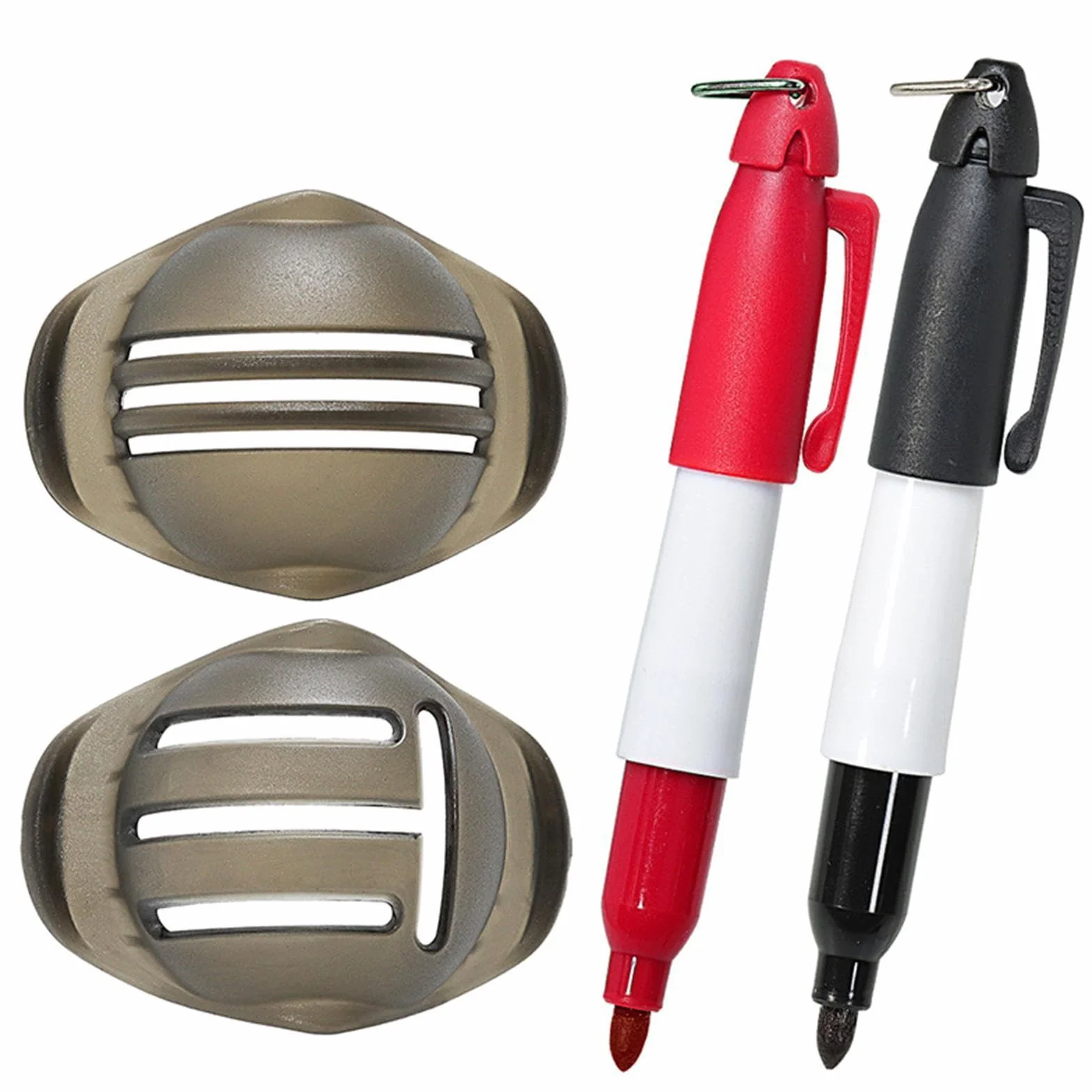 Genérico Golf Ball Alignment Marking Tool Template Stencil