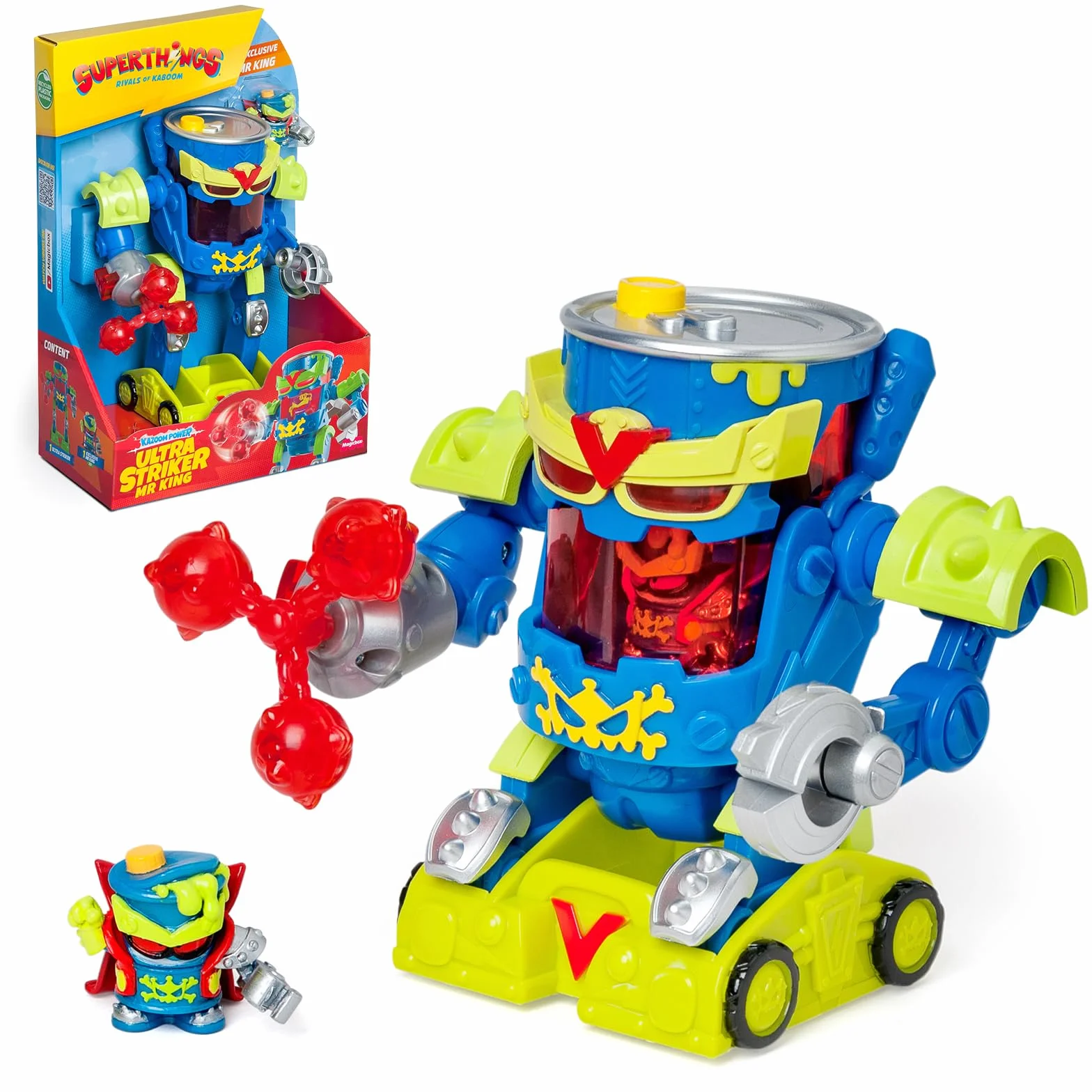 Superthings Kazoom Power Ultra Striker Robot Mr. King Exclusivo
