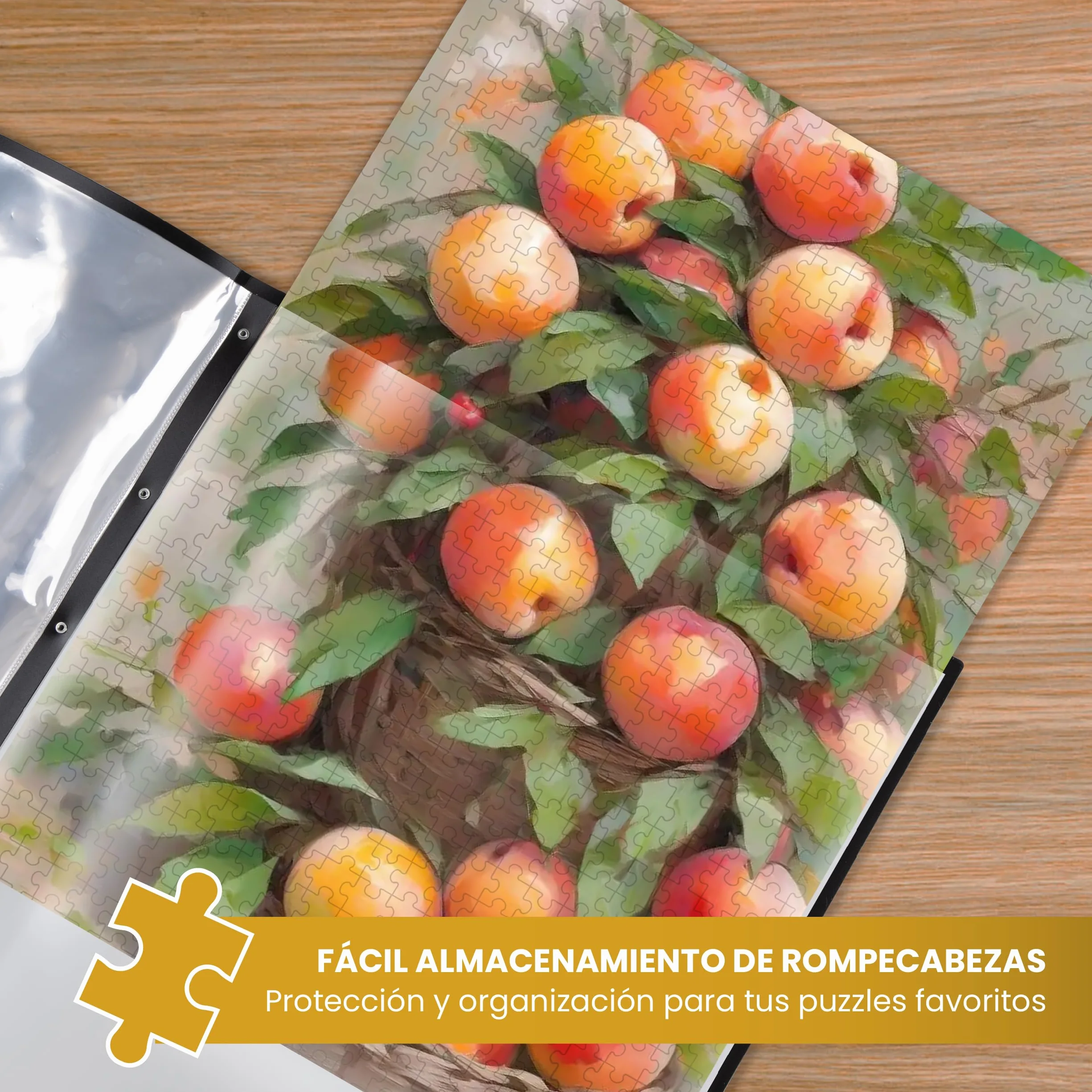 Guarda Puzzle Profesional – Álbum Carpeta Puzzle 1000 Piezas – 20 Fundas De PP para Enmarcar Puzzles – Protección Contra Polvo y Agua – Perfecto para Coleccionistas