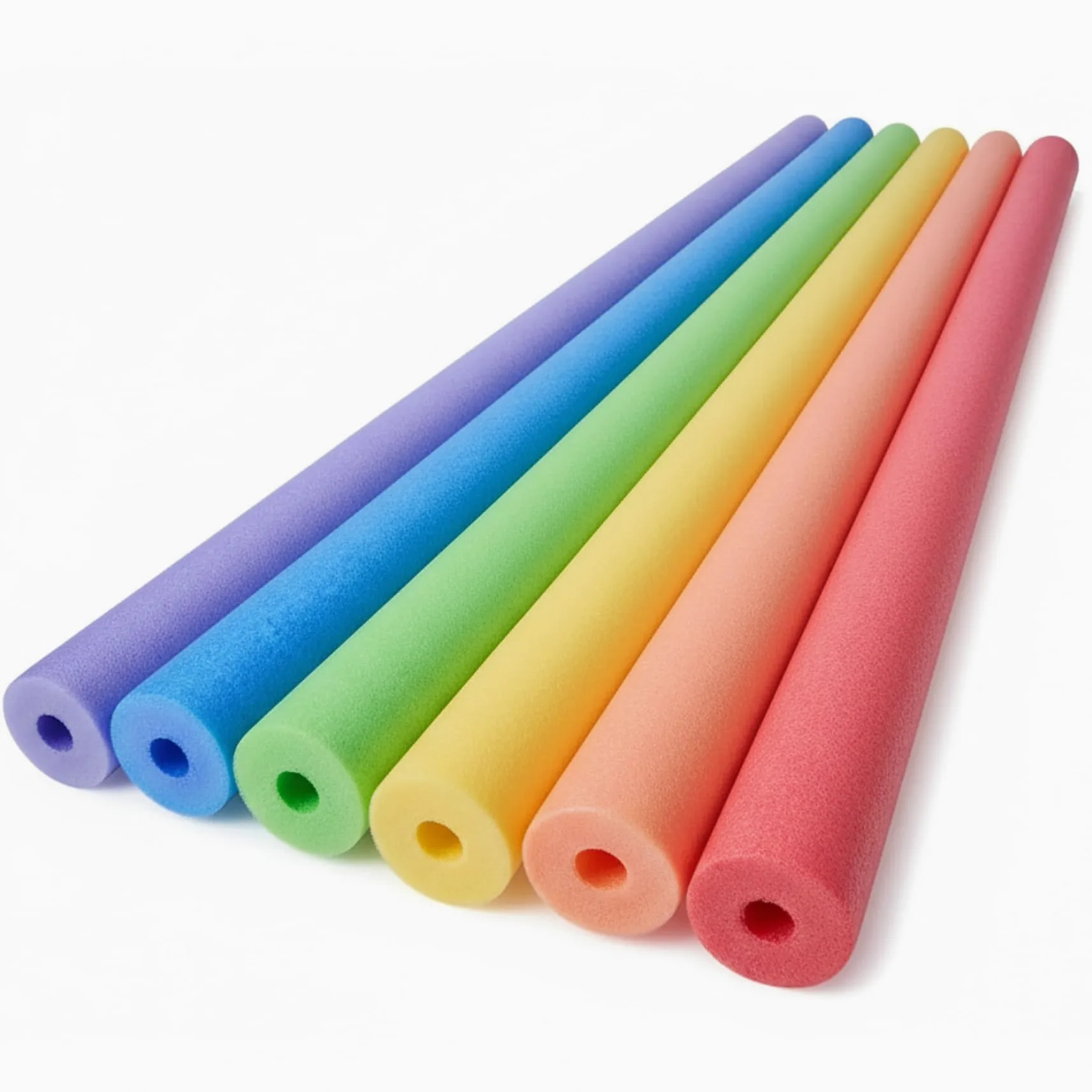 Fideos de Piscina Coloridos de 6 uds, Fideos de Espuma para Nadar de 120 cm, Juguetes de Agua flotantes EPE para niños, Adultos, Juegos y Entrenamiento en la Piscina