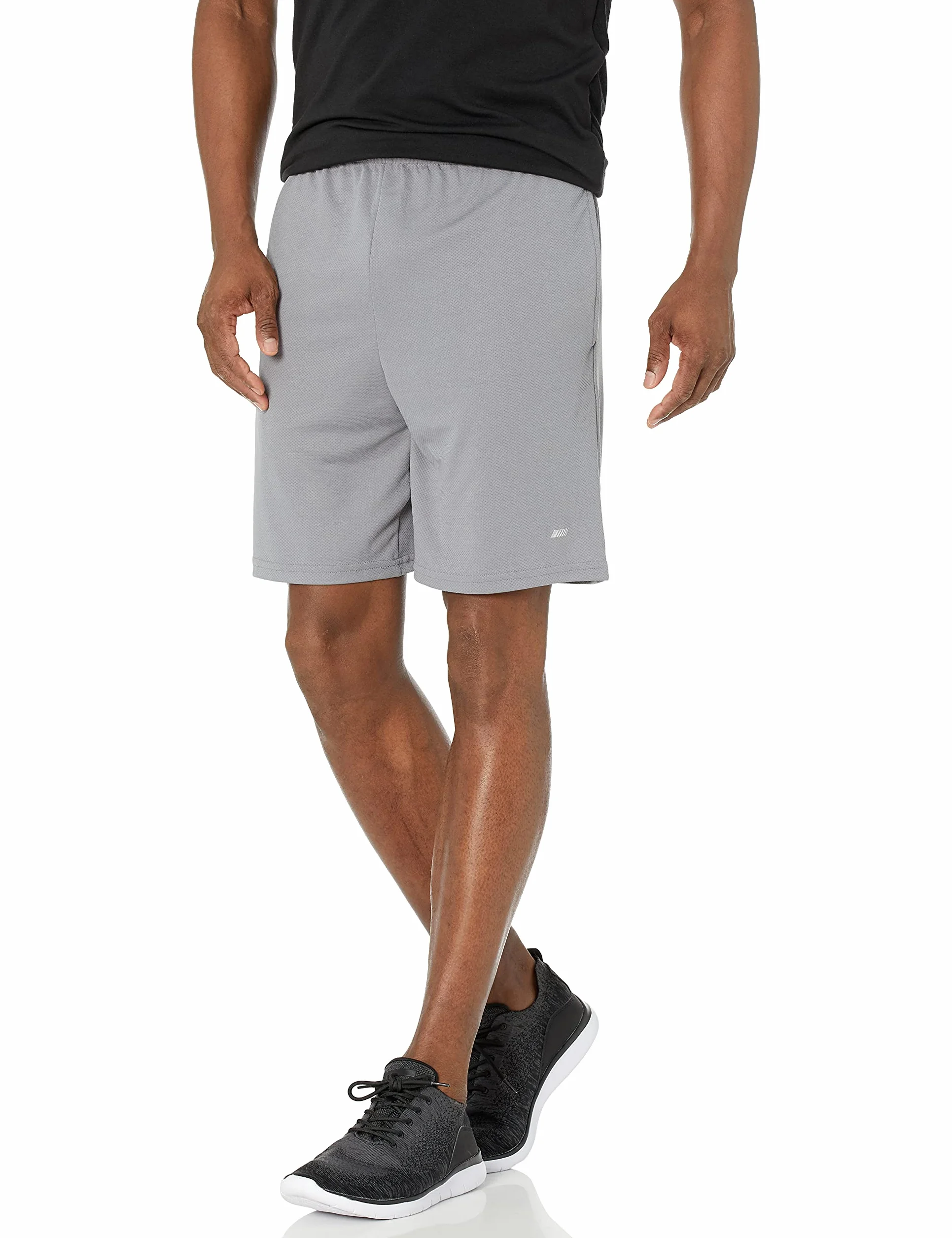 Amazon Essentials Pantalones Cortos de Entrenamiento Corte Suelto Alto Rendimiento Hombre Pack 2