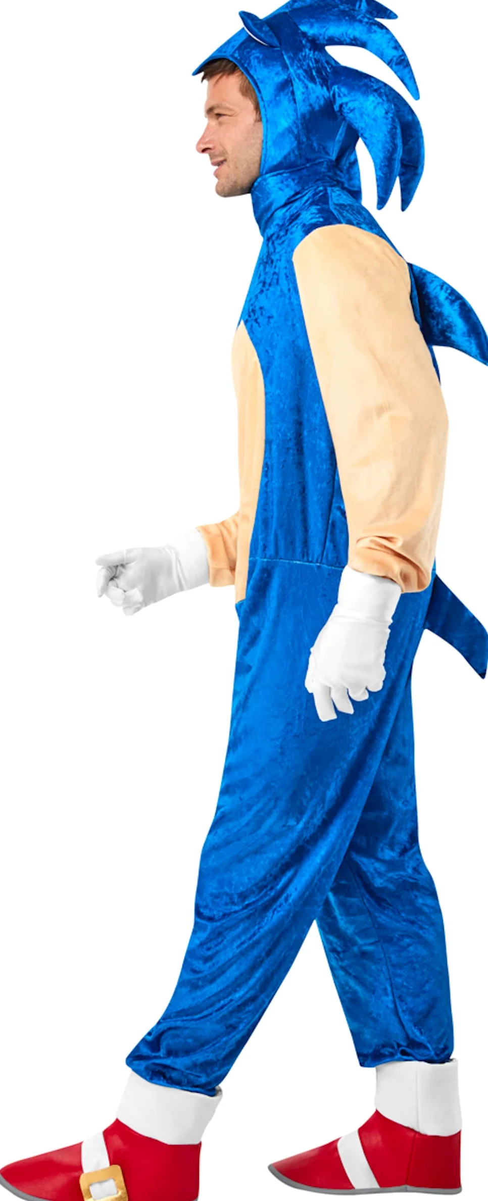 Rubie's Disfraz oficial de Sonic The Hedgehog para adultos, disfraz de lujo para adultos