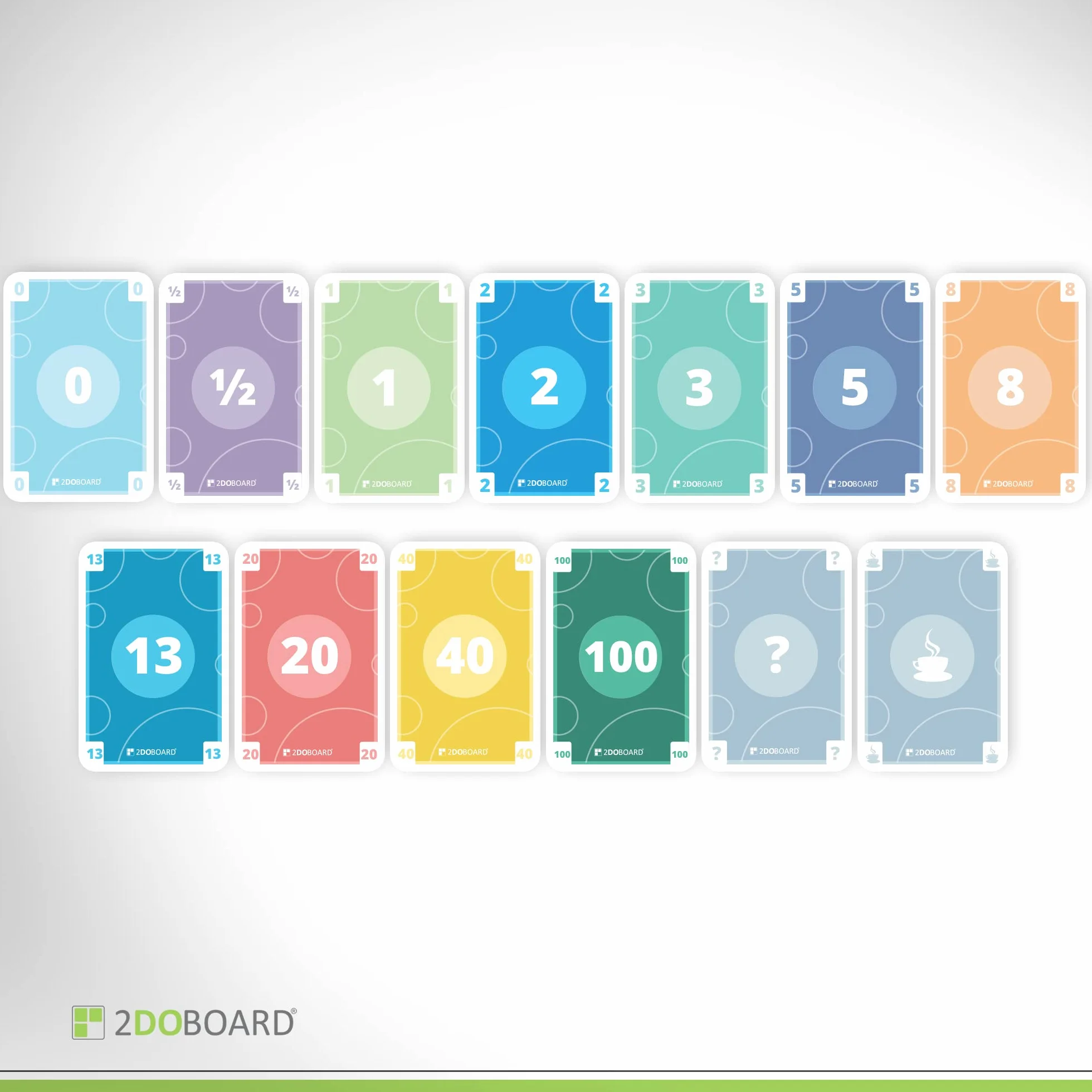Scrum Cards - 12 Jugadores - Juego Poker - Incluye un E-Book con Instrucciones en español - Cartas de Póker de Planificación para Scrum - Agile Planning Poker Cards