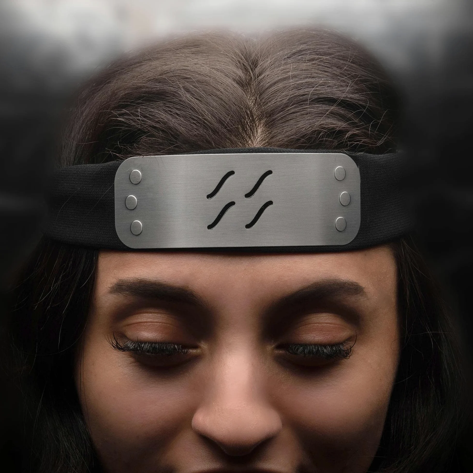 Naruto Juego de diadema para cosplay con 4 platos de pueblo