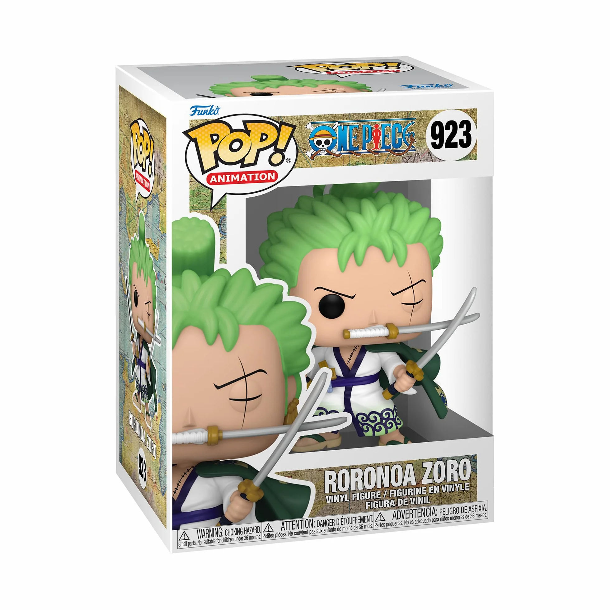 Funko Pop! Animation: One Piece - Roronoa Zoro - Collectable Vinyl Figure - Gift Idea - Official Merchandise - Toys for Kids & Adults - Anime Fans - Model Figure for Collectors and Display