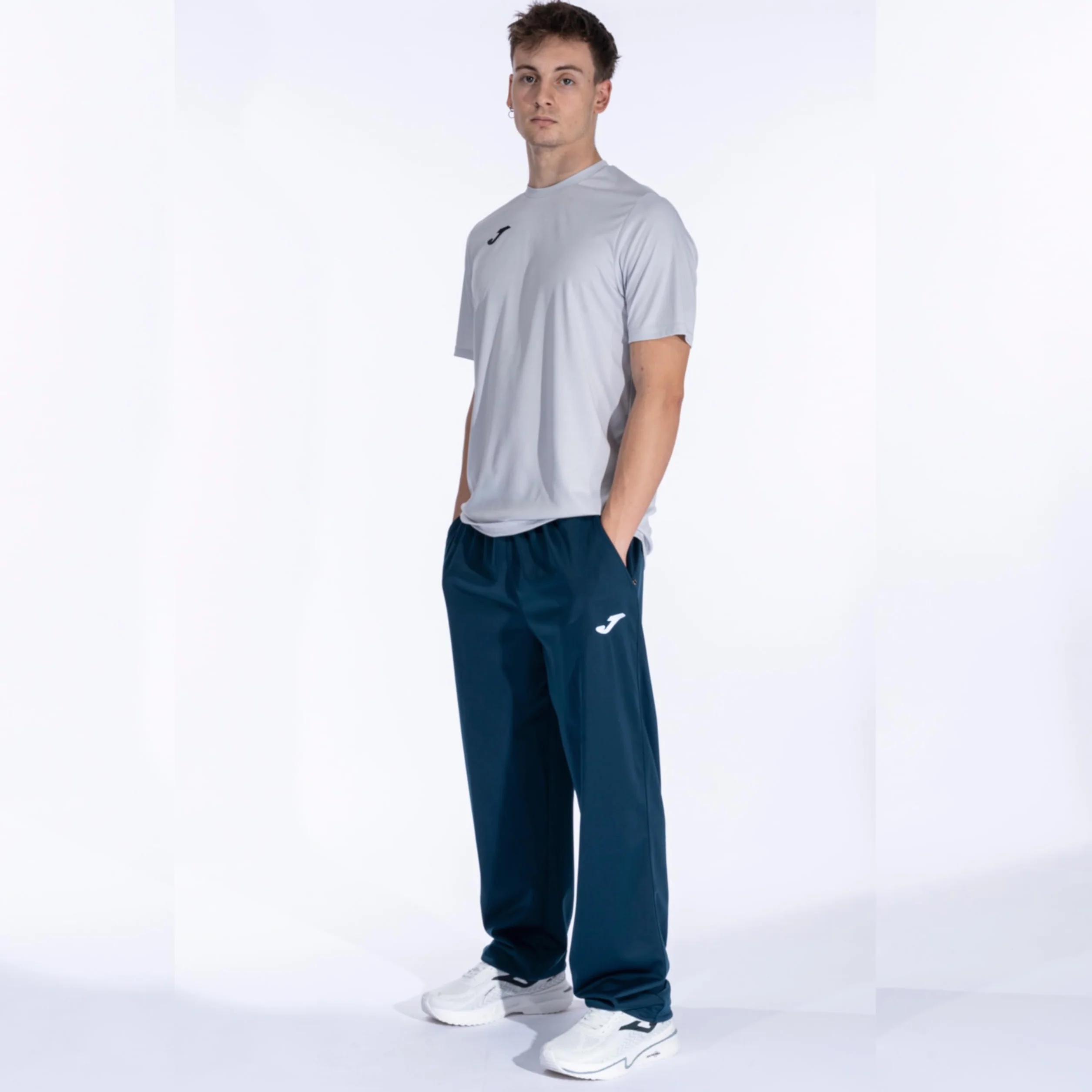 Pantalón Largo Deportivo Hombre Joma Cannes II Bolsillos Cremallera Cintura Elástica Cordón S-3XL