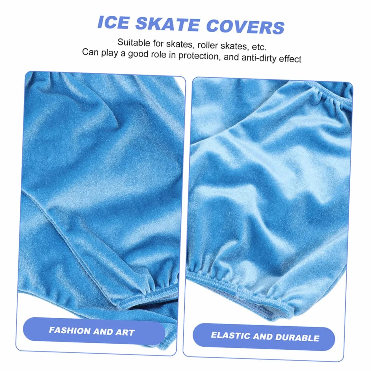 Toyvian Fundas para Patines Zapatos de Patinaje Cubiertas de Poliéster