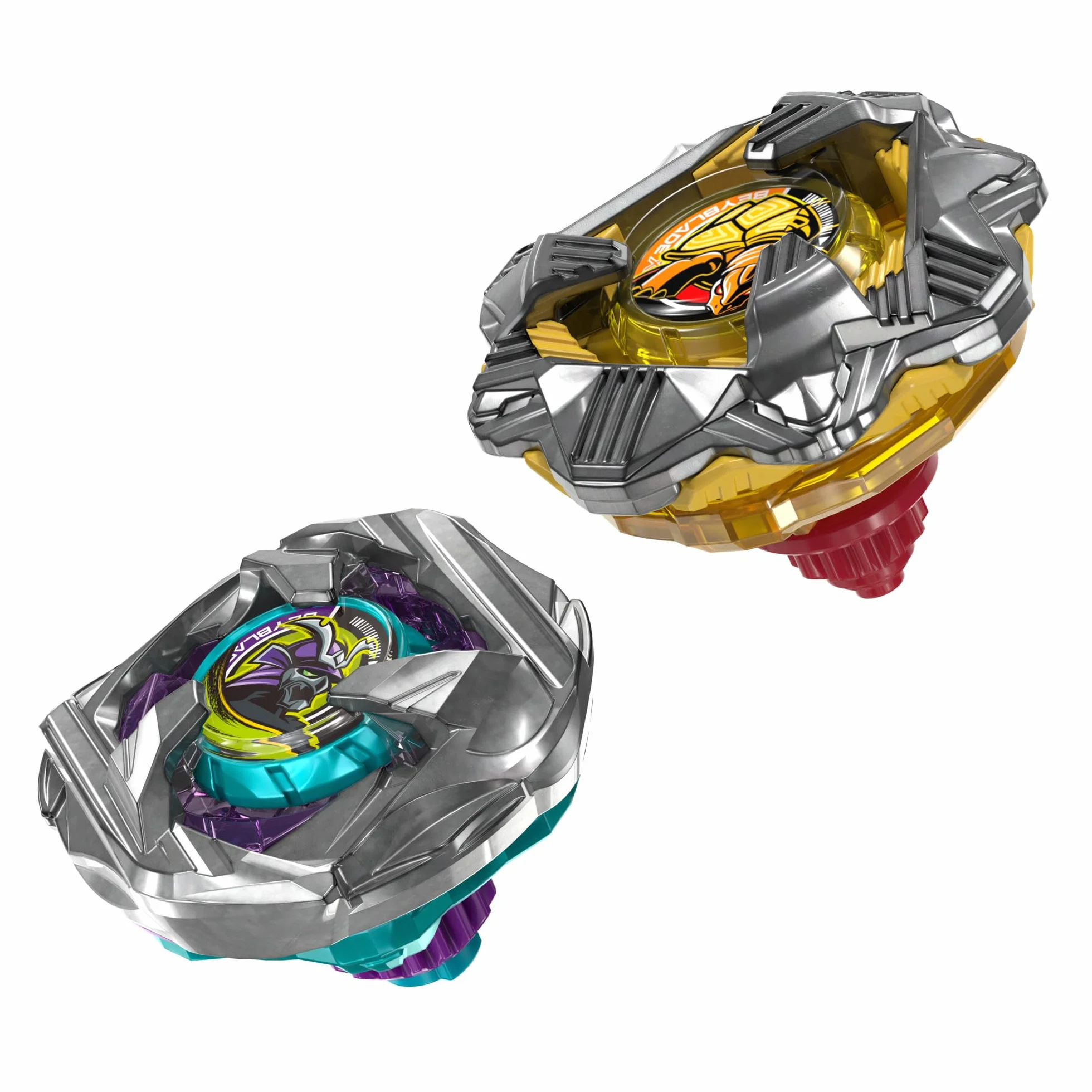 Beyblade X, Pack Doble Calibur Samurai 6-70M Bx y Obsidian Shell 3-85S Bx Takara Tomy con 2 Tops de rotación Derecha, Tops de Batalla, A Partir de 8 años