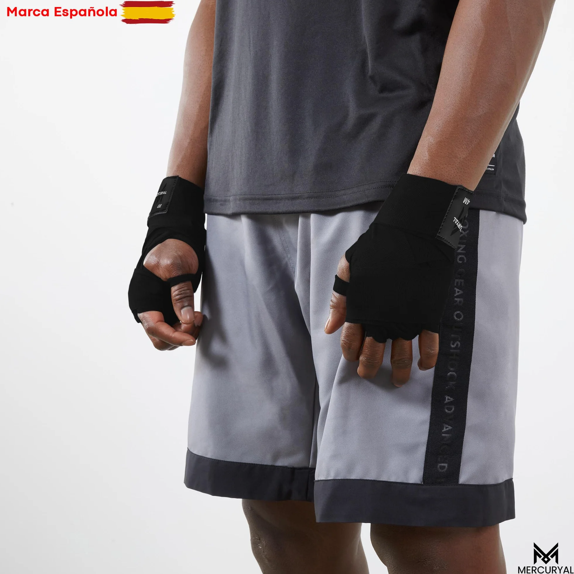 MERCURYAL Vendas Boxeo 4m para Proteger la Mano - Guantes Interiores - Cinta Boxeo - Hand Wraps Muay Thai MMA Kick Boxing