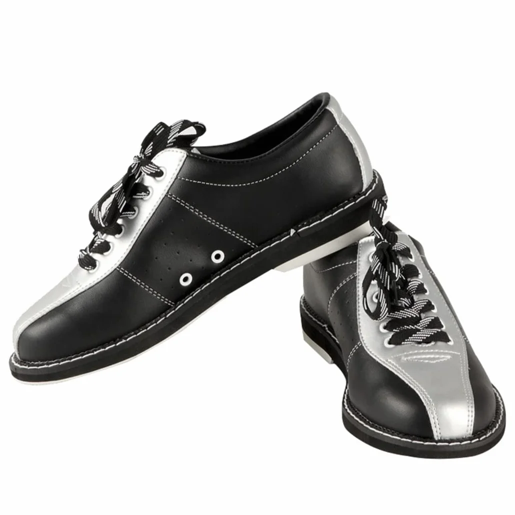 Zapatos De Bolos para Hombres Cuero Antideslizantes Transpirable