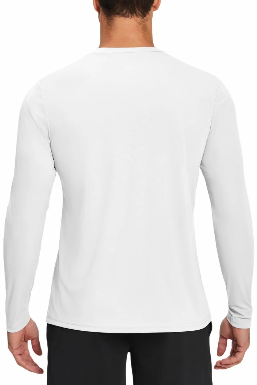 PINSPARK Camiseta Deportiva Hombre Manga Larga Secado Rápido Transpirable Anti-UV