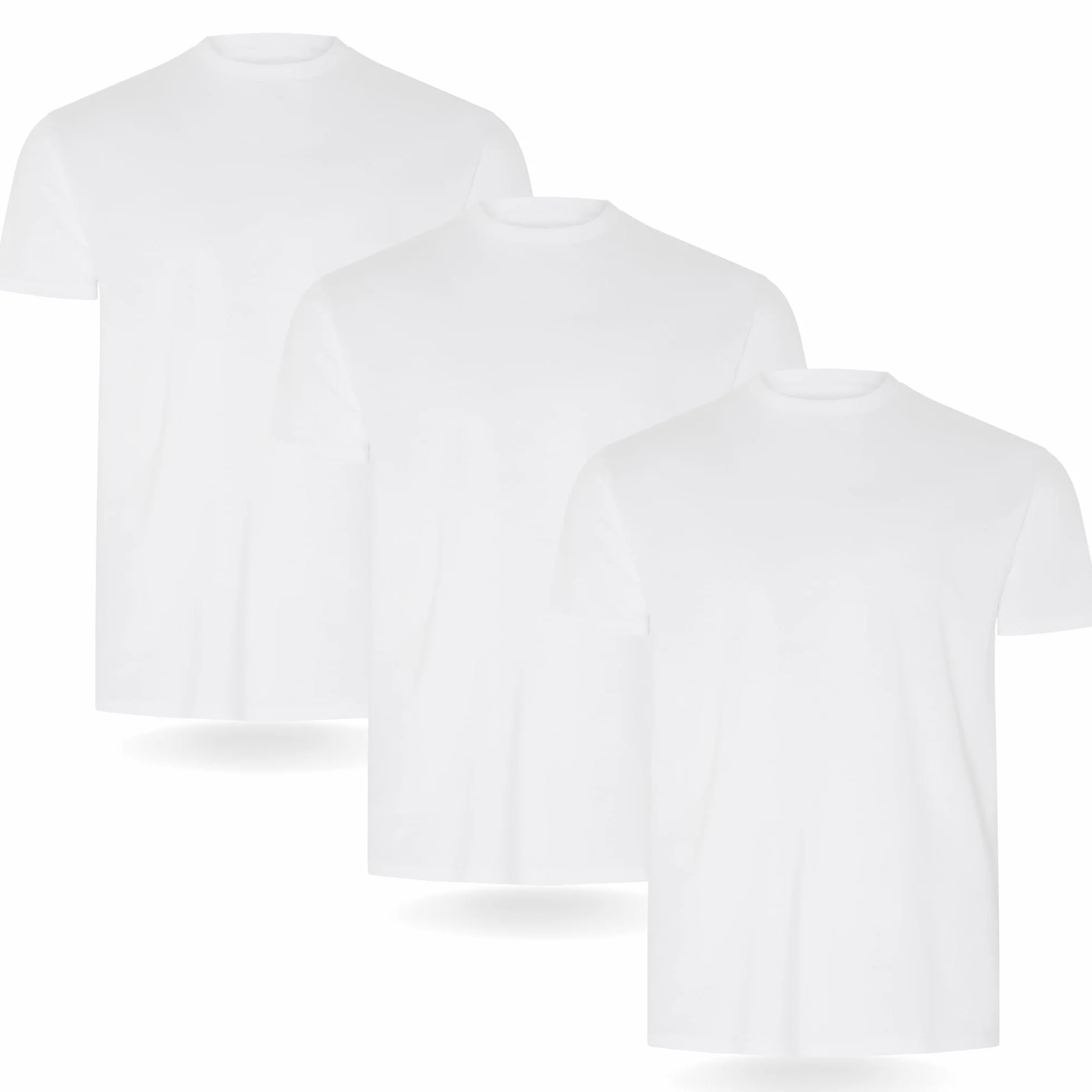 Camiseta FM London Paquete de 3/5 para Hombre - Camisetas de Peso Premium con diseño Ligeramente Ajustado
