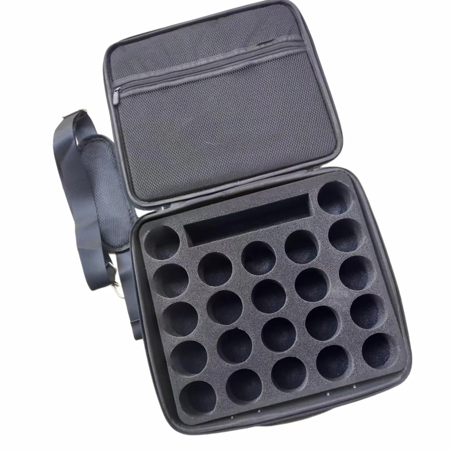 Estuche para bolas de billar con asa de transporte
