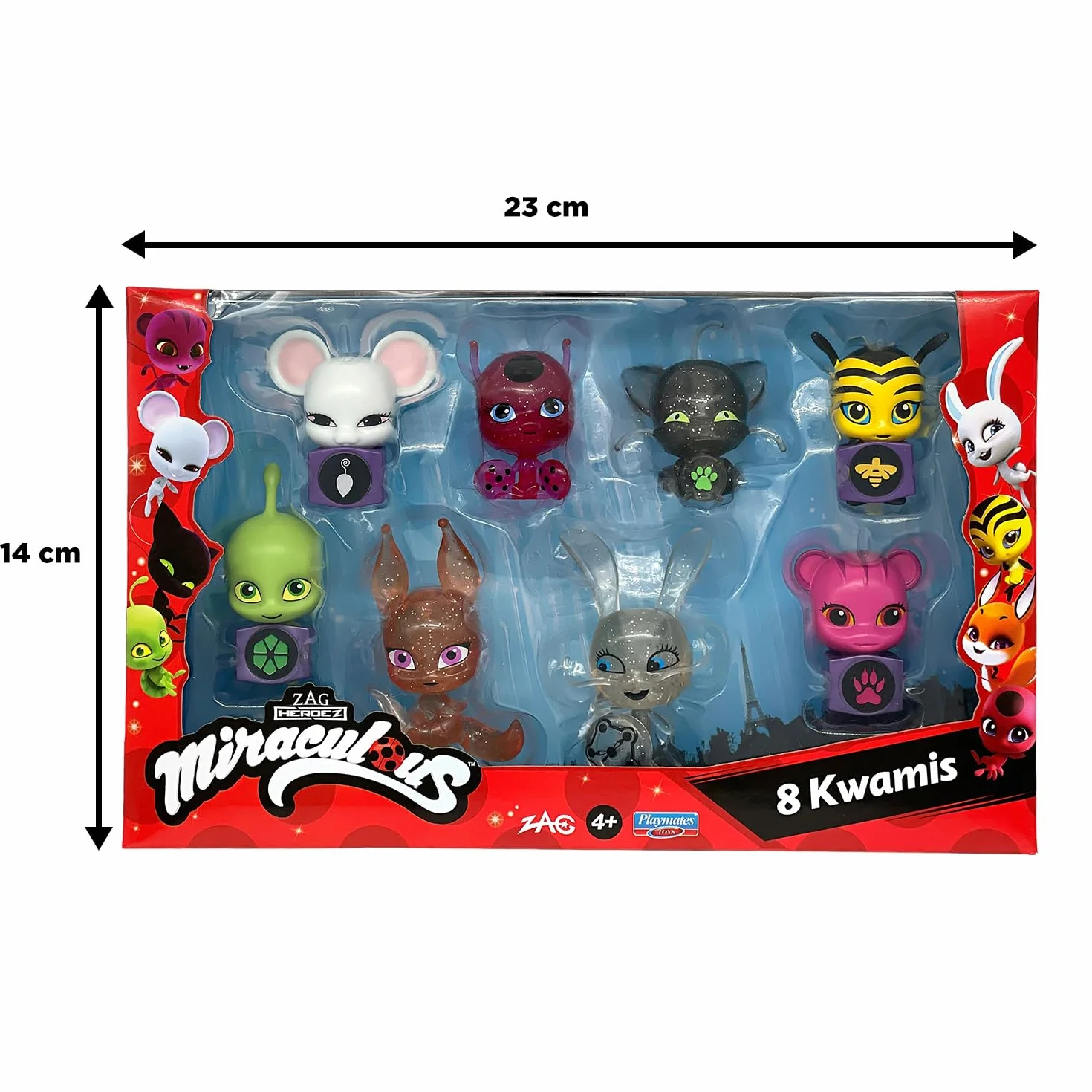 Pack de 8 Kwamis Miraculous
