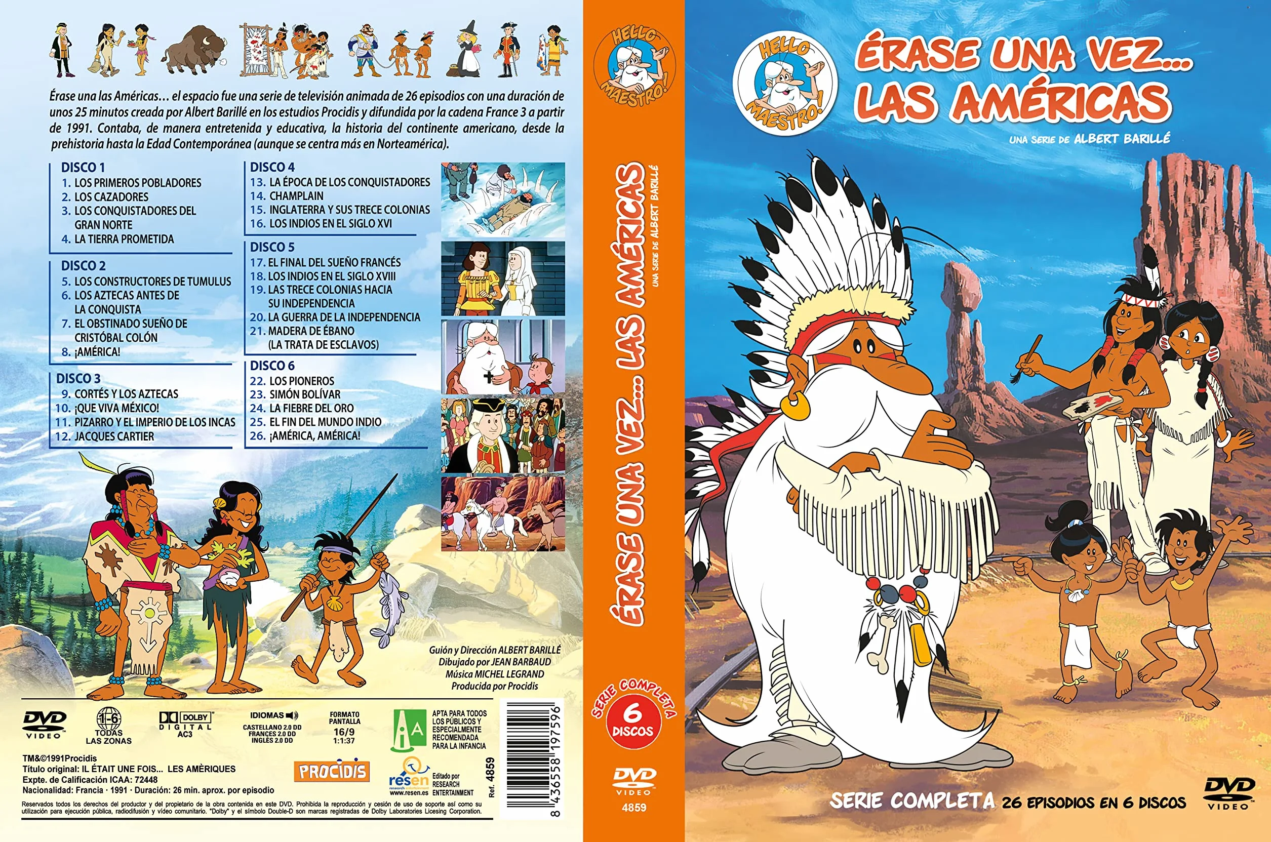 Érase una vez... las Américas Pack 6 DVD