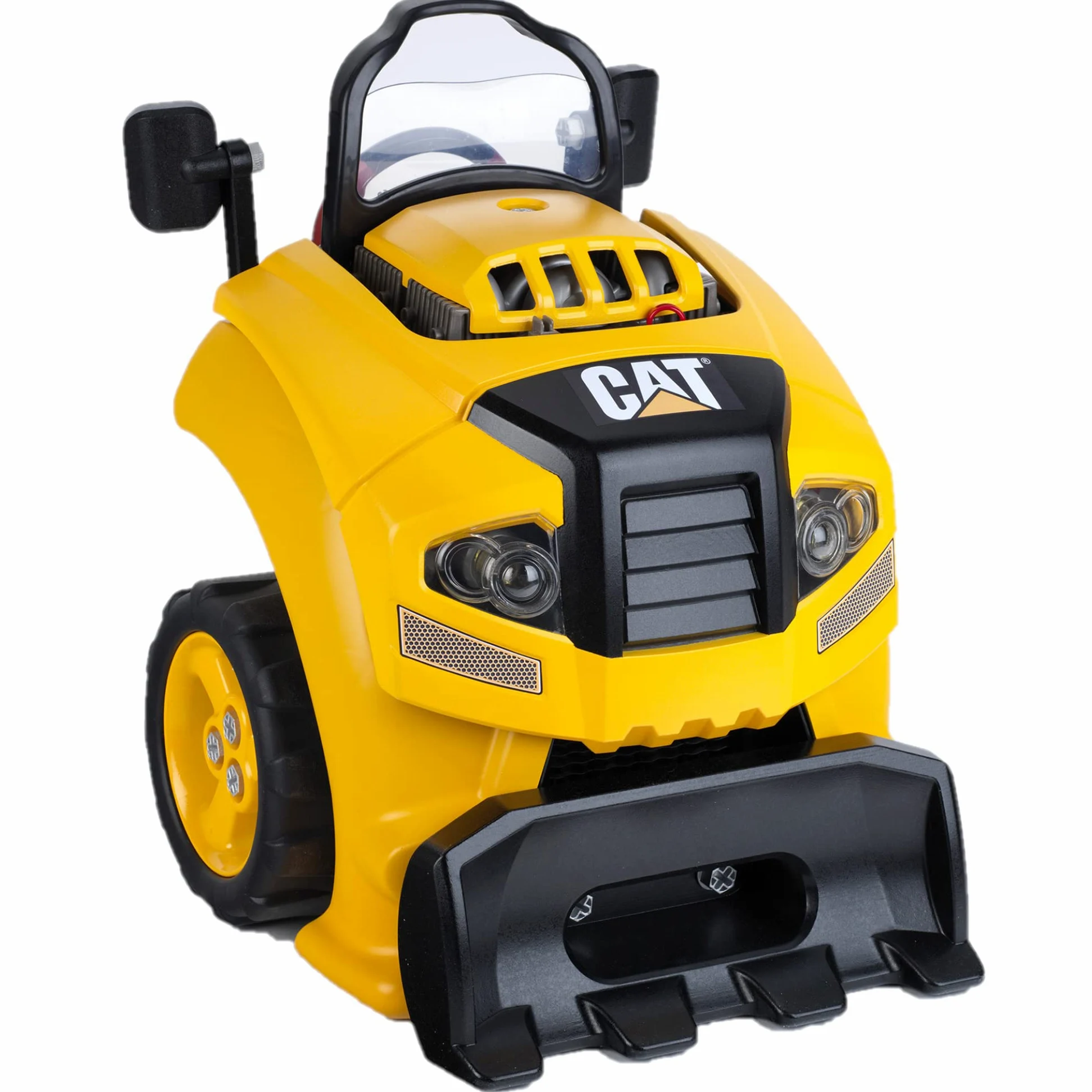 Theo Klein 3206 Motor de camión CAT, Bloque de motor con funciones de reparación instructivas, Faros y bocina a pilas, Dimensiones: 44 cm x 40 cm x 52 cm, Juguetes para niños a partir de 3 años