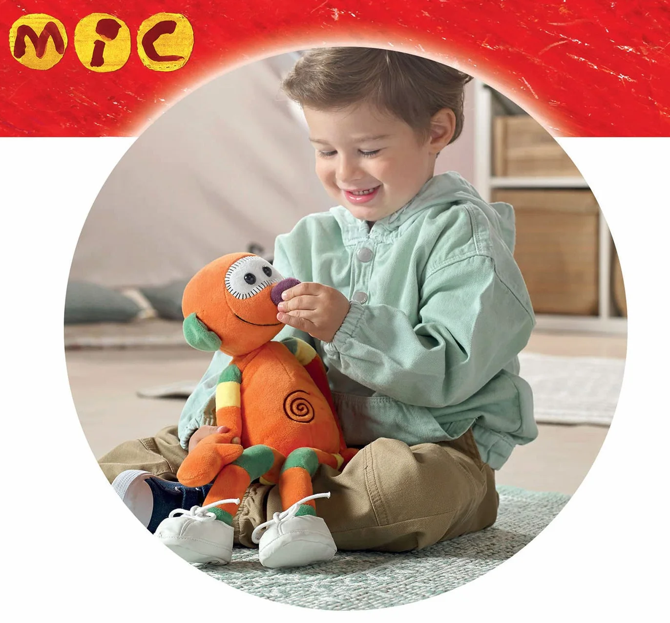 Educa Peluche Mic Club Súper 3 Muñeco Suave 40 cm