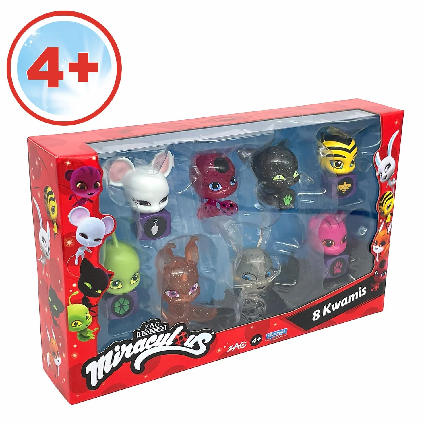 Pack de 8 Kwamis Miraculous