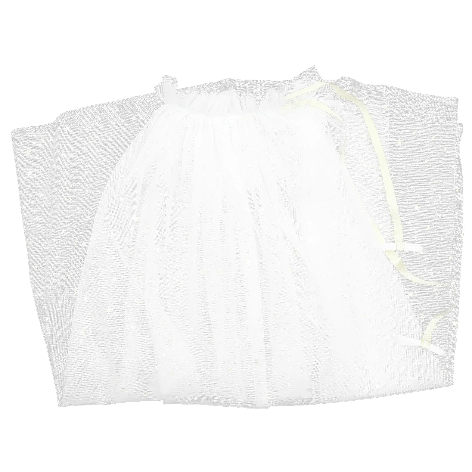 Uonlytech 1pieza Color Claro para Disfraz Infantil de Gasa Ligera y Transpirable para Fiesta y Cosplay para Niña Princesa Halloween y Navidad